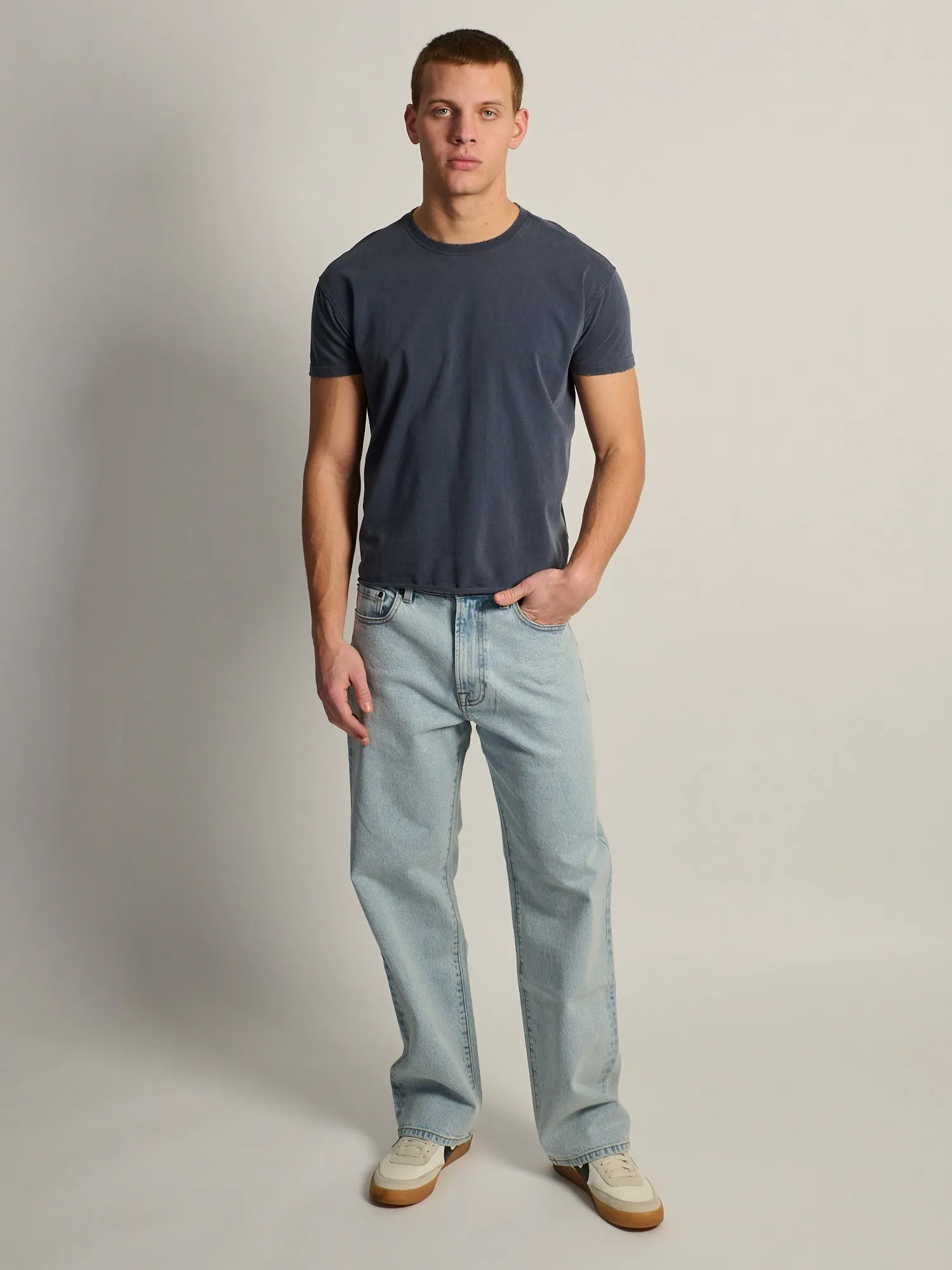 KOLBY SHORT CUT MUSCLE TEE - NAVY sold by Boathouse product image thumbnail 2