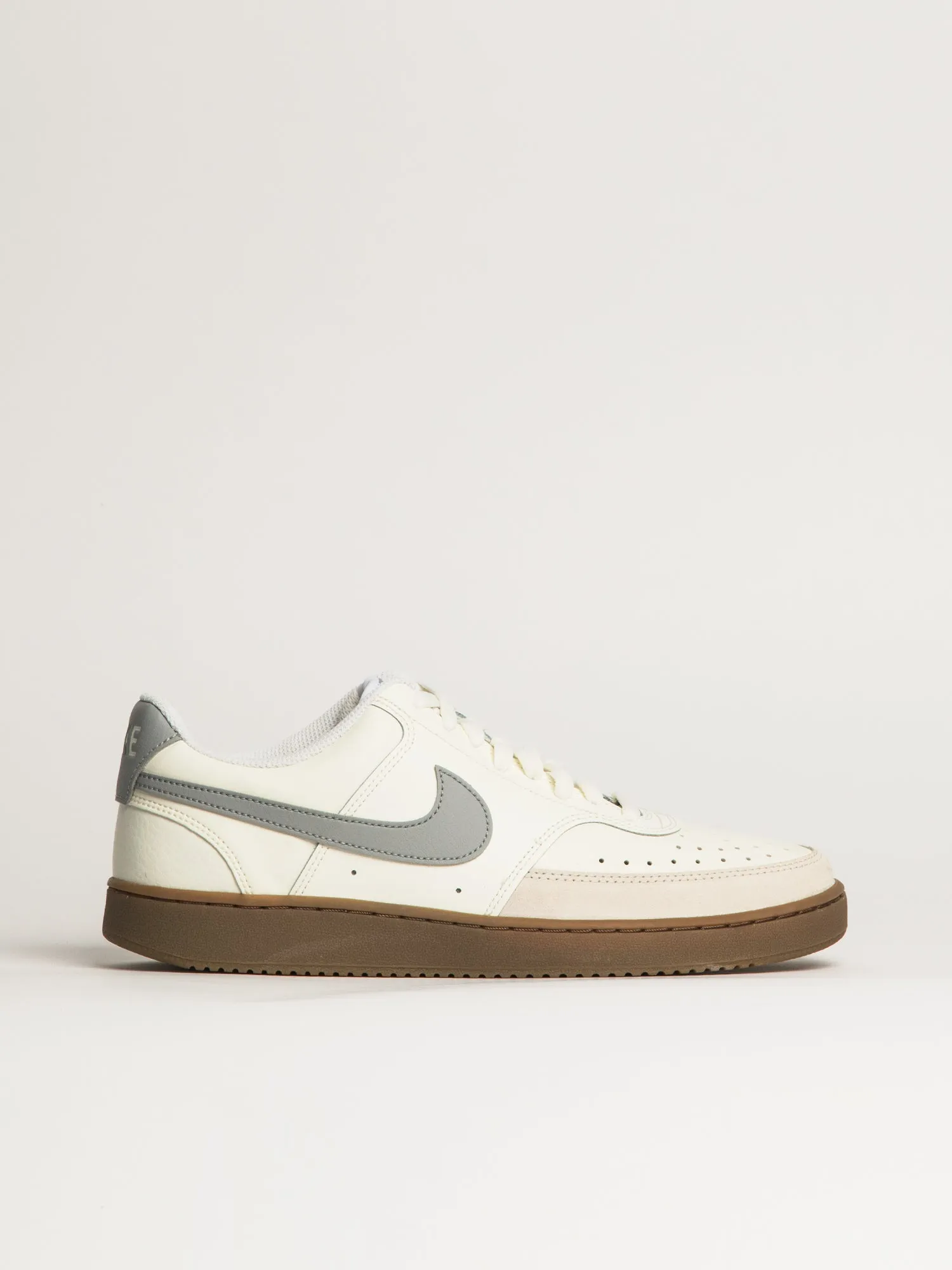 MENS NIKE COURT VISION LOW SNEAKER - WHITE/GREY sold by Boathouse