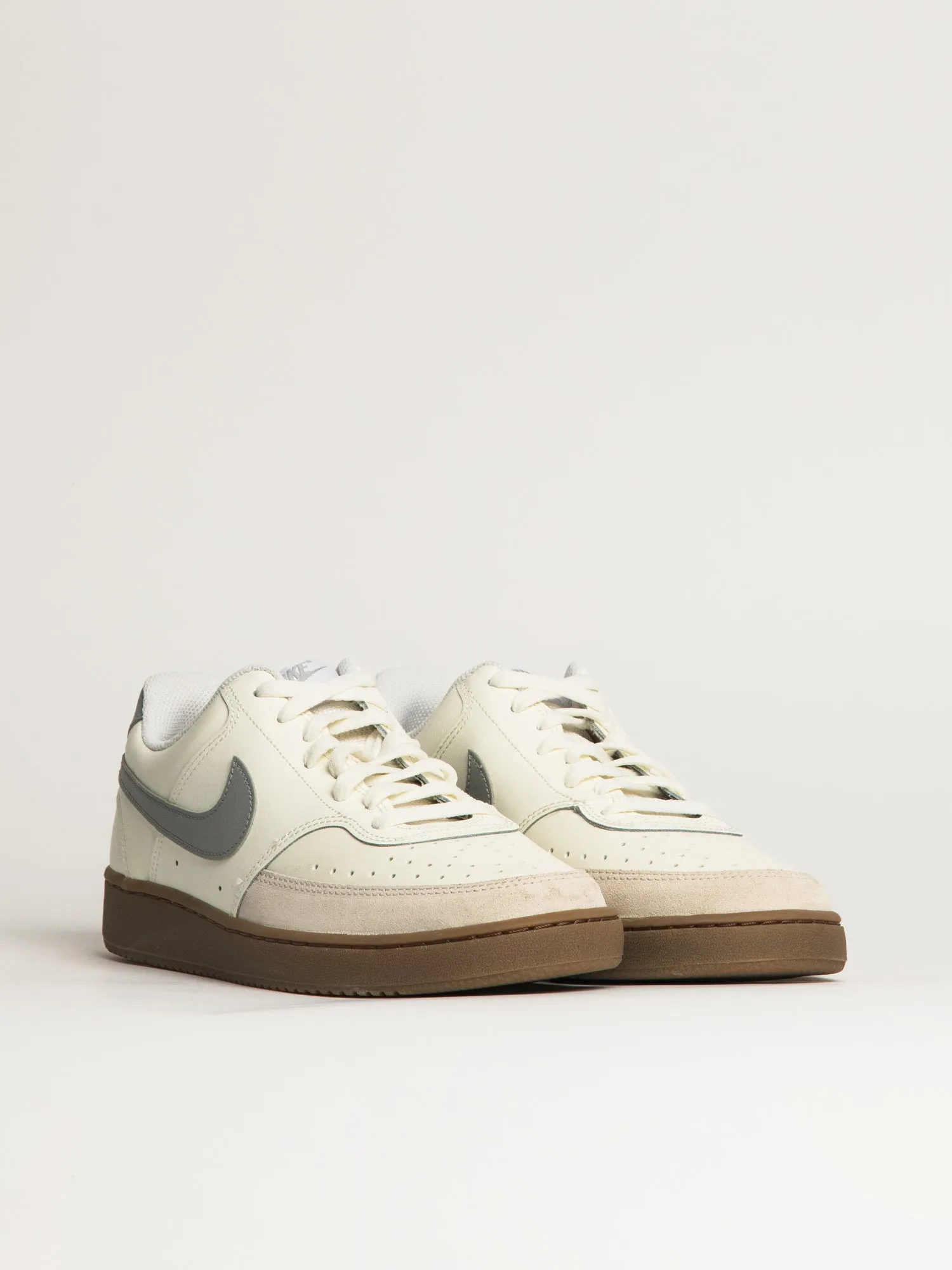 MENS NIKE COURT VISION LOW SNEAKER - WHITE/GREY sold by Boathouse product image thumbnail 2