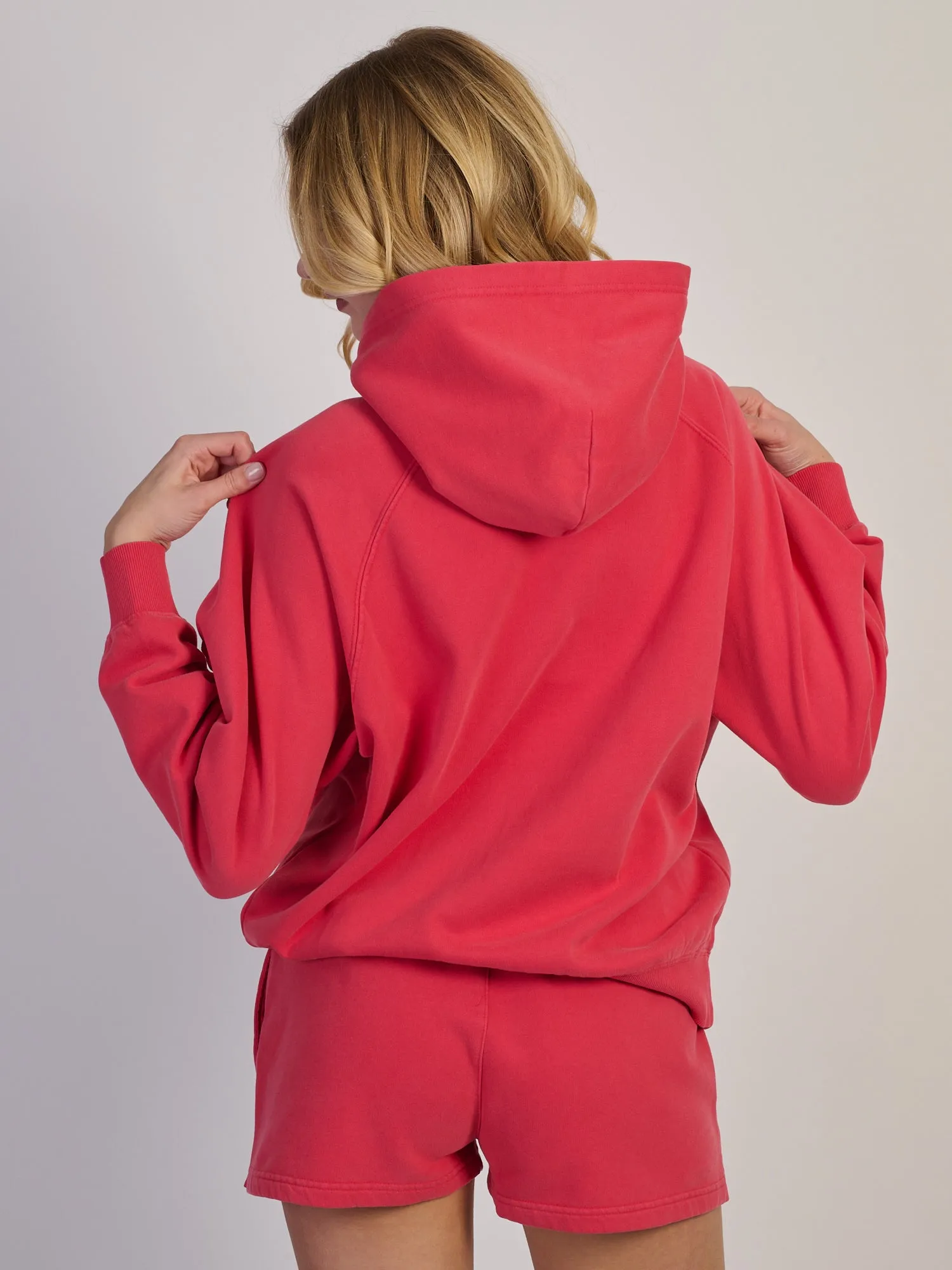 HARLOW CLOUD HOODIE - WASHED RED sold by Boathouse product image thumbnail 4