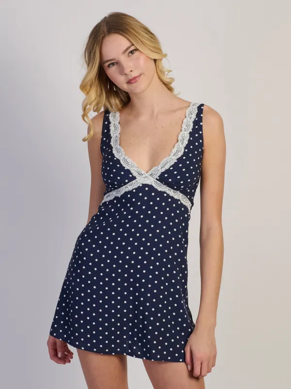 HARLOW LUCY DRESS - NAVY made by Boathouse