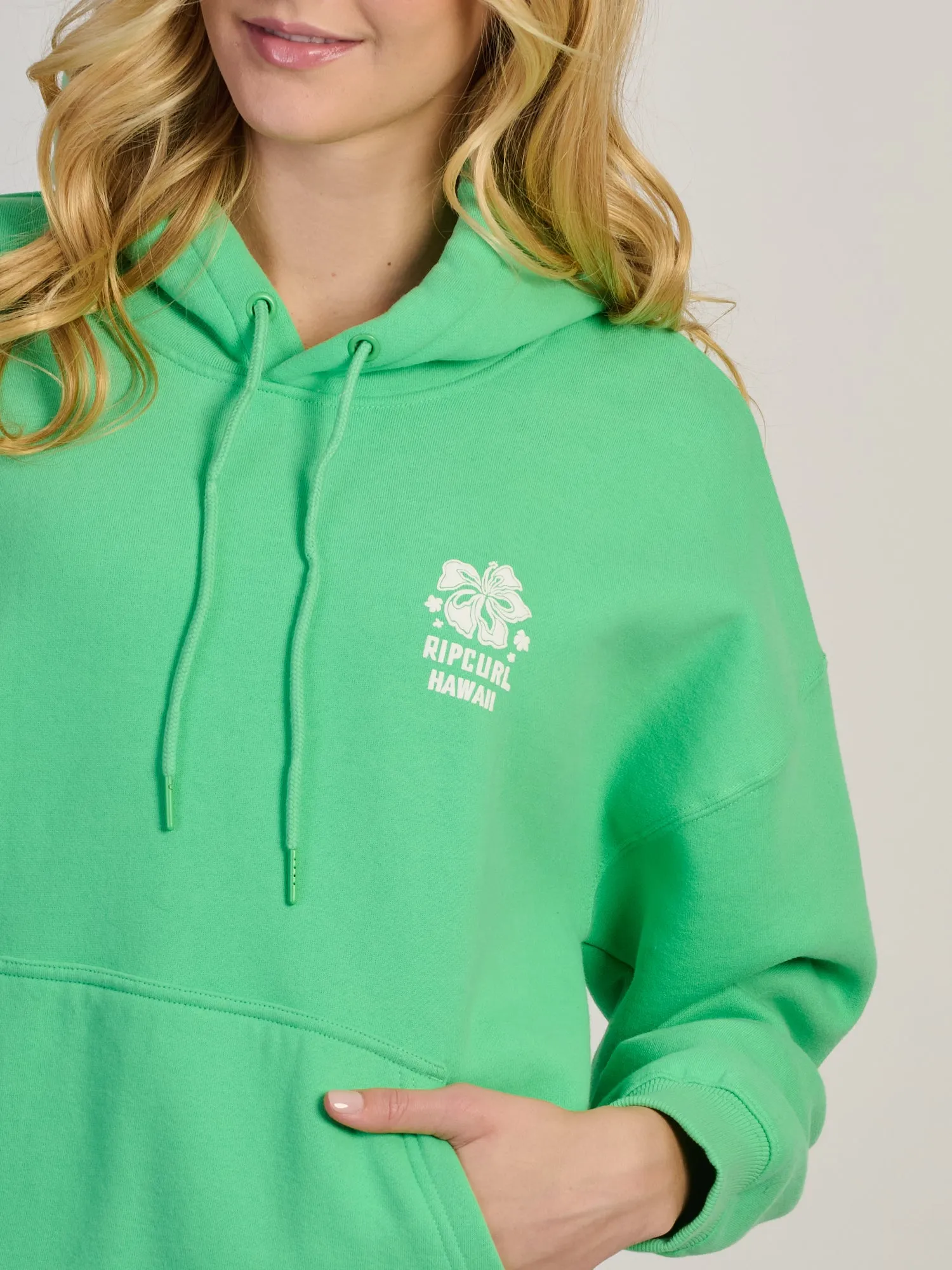 RIP CURL SURF PUFF HERITAGE HOODIE - GREEN sold by Boathouse product image thumbnail 4