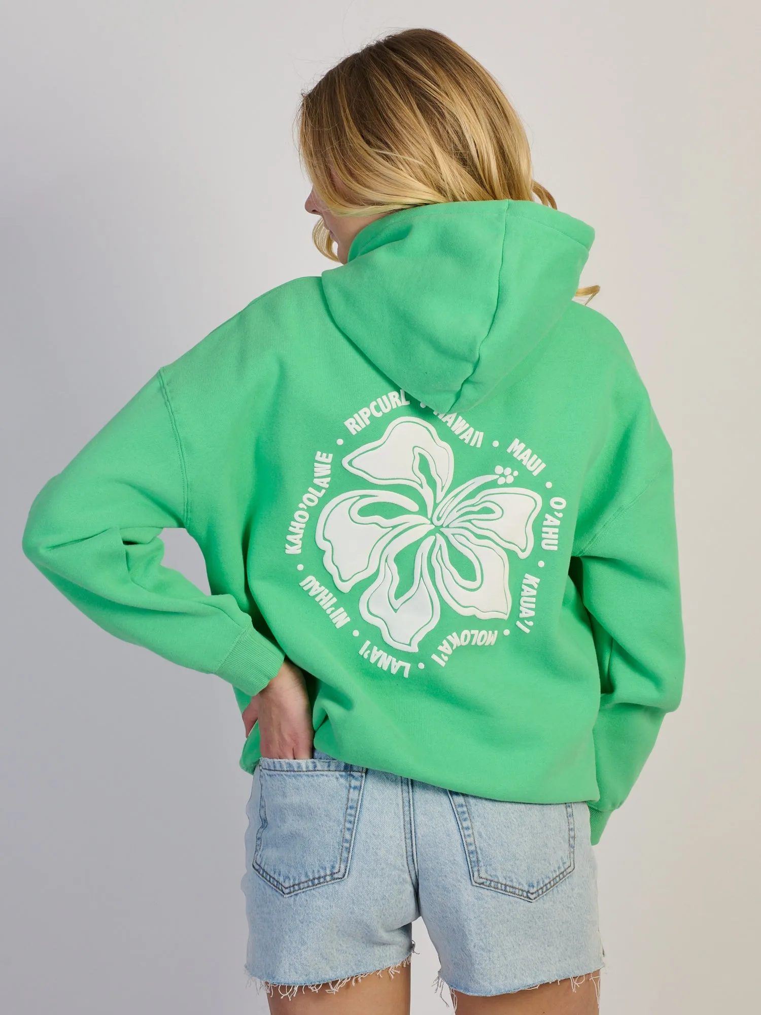 RIP CURL SURF PUFF HERITAGE HOODIE - GREEN sold by Boathouse