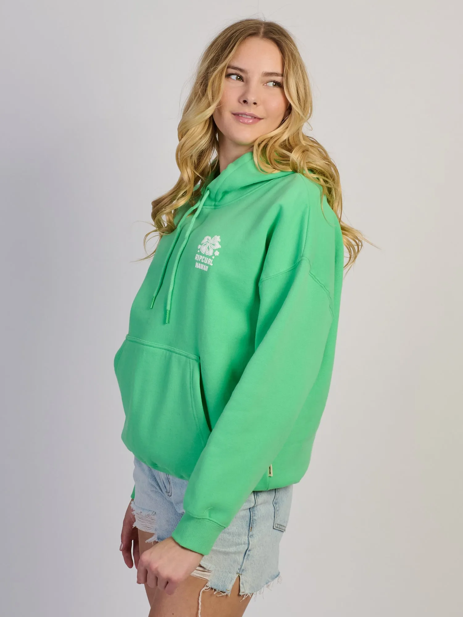 RIP CURL SURF PUFF HERITAGE HOODIE - GREEN sold by Boathouse product image thumbnail 5