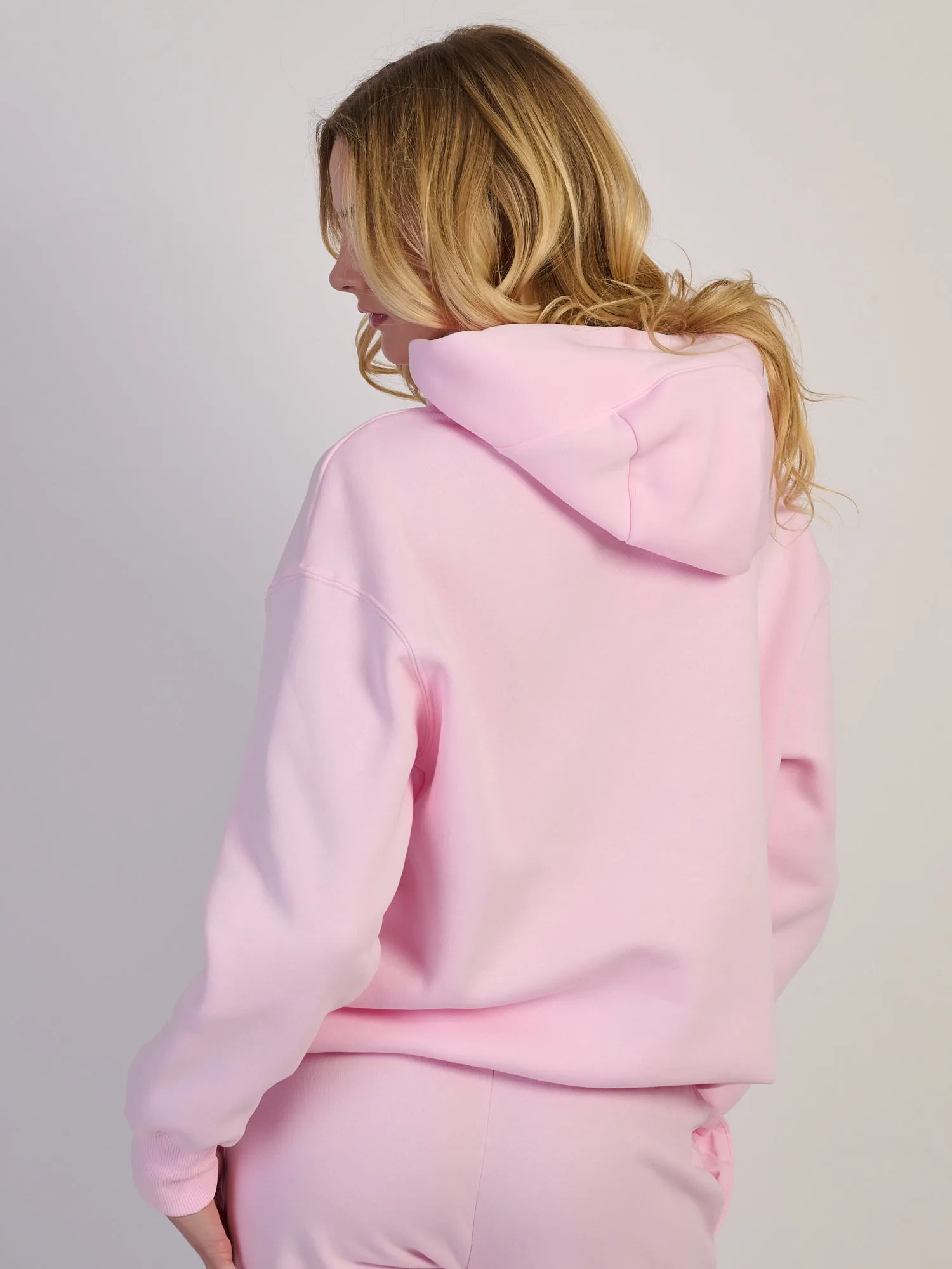 NIKE SPORTSWEAR PHOENIX FLEECE OVERSIZED PULL OVER HOODIE - PINK sold by Boathouse product image thumbnail 5