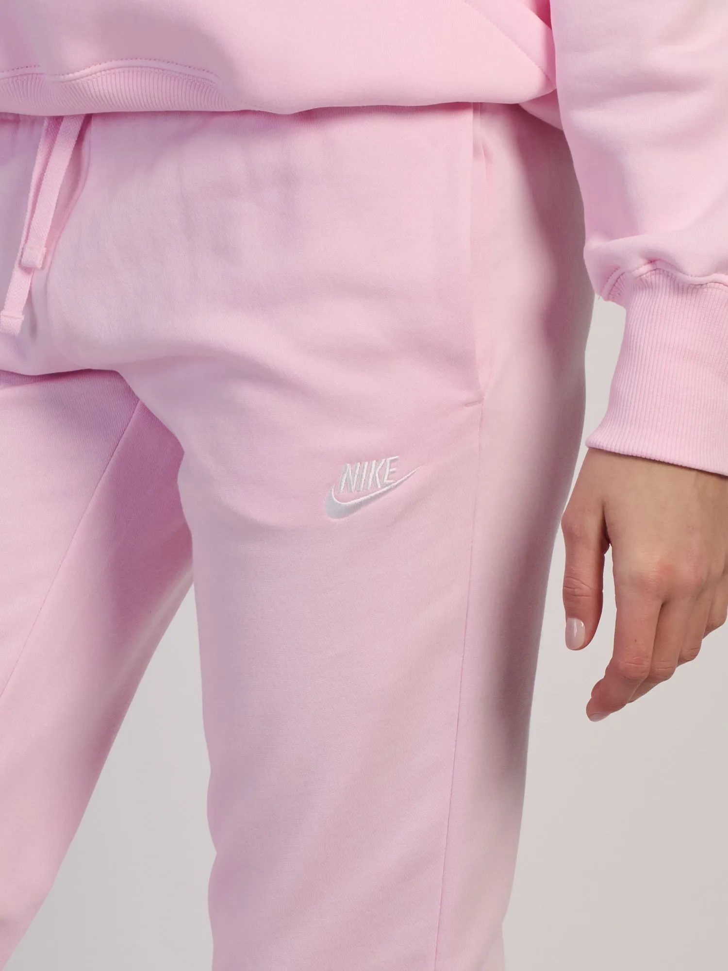 NIKE SPORTSWEAR CLUB FLEECE MID RISE PANT STD - PINK sold by Boathouse product image thumbnail 4