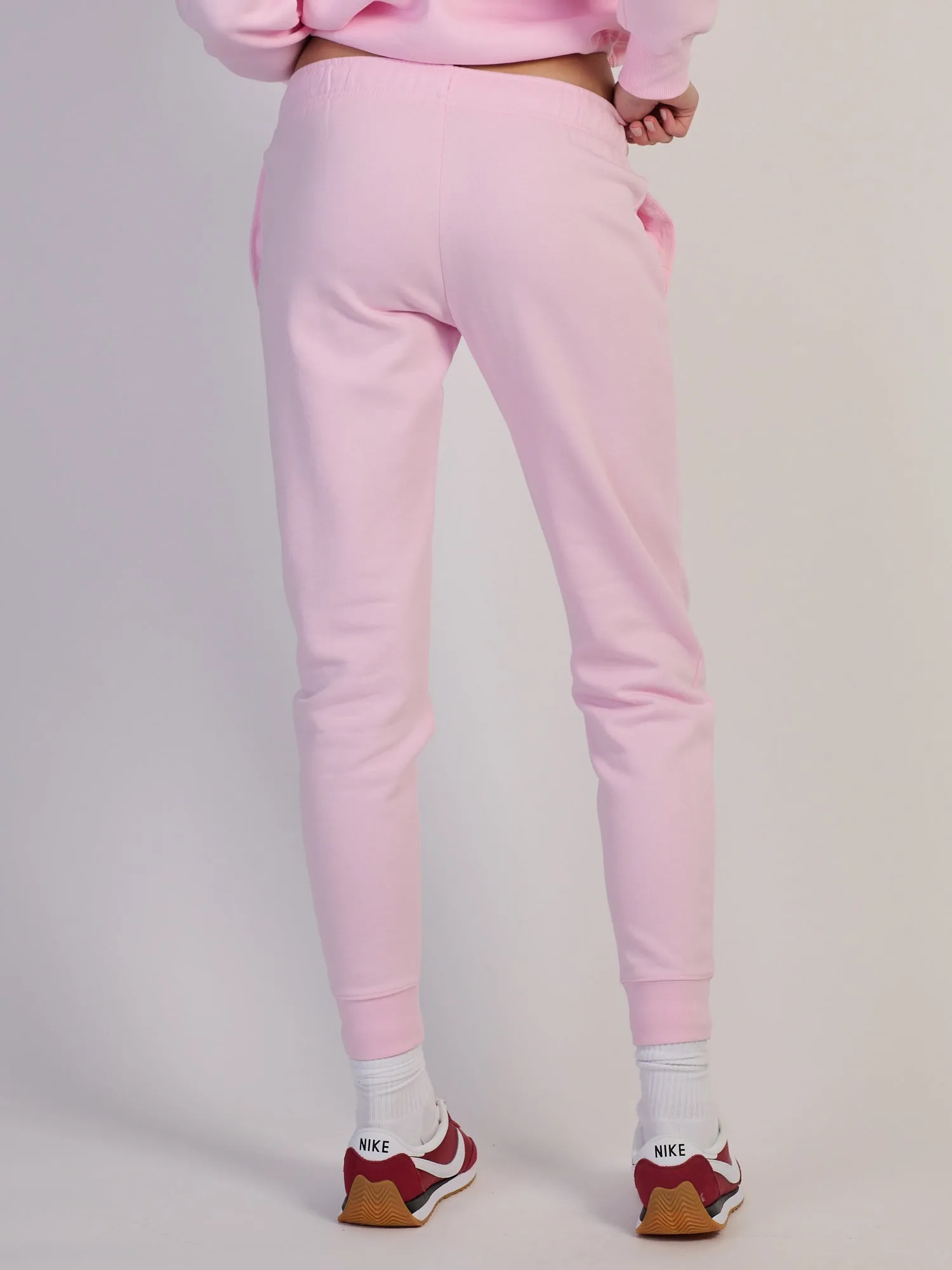 NIKE SPORTSWEAR CLUB FLEECE MID RISE PANT STD - PINK sold by Boathouse product image thumbnail 5