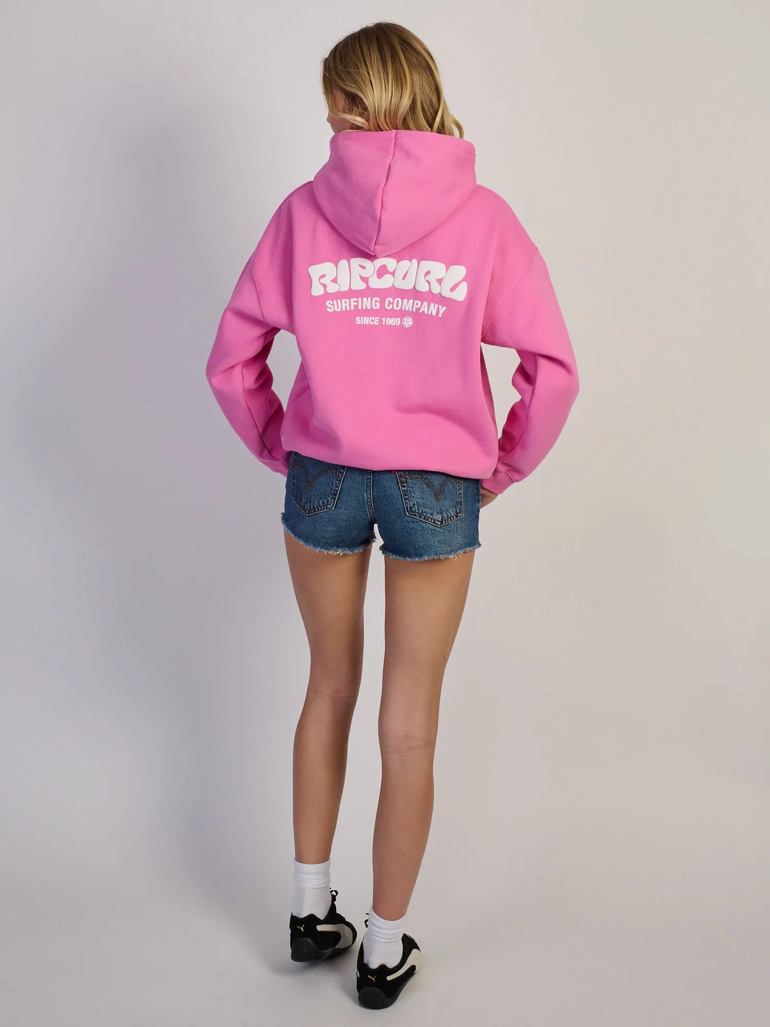 RIP CURL SURF PUFF HERITAGE HOODIE - PINK sold by Boathouse product image thumbnail 2