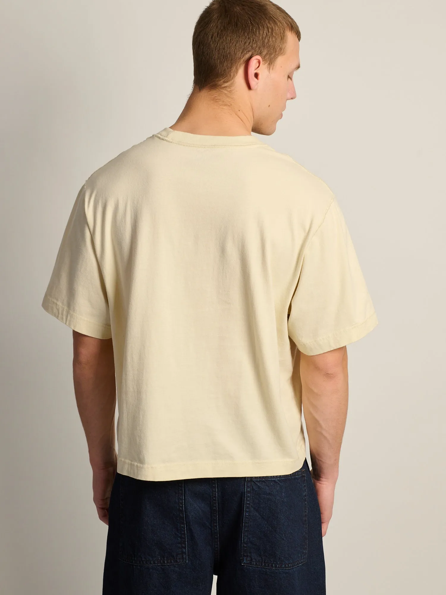 KOLBY SHORT CUT VINTAGE TEE - NATURAL sold by Boathouse product image thumbnail 4