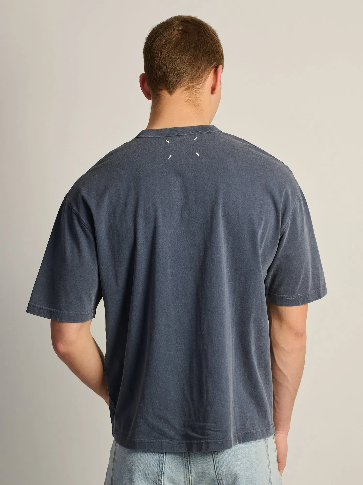 KOLBY LOOSE FIT FOOTBALL TEE - CHARCOAL NAVY sold by Boathouse product image thumbnail 4