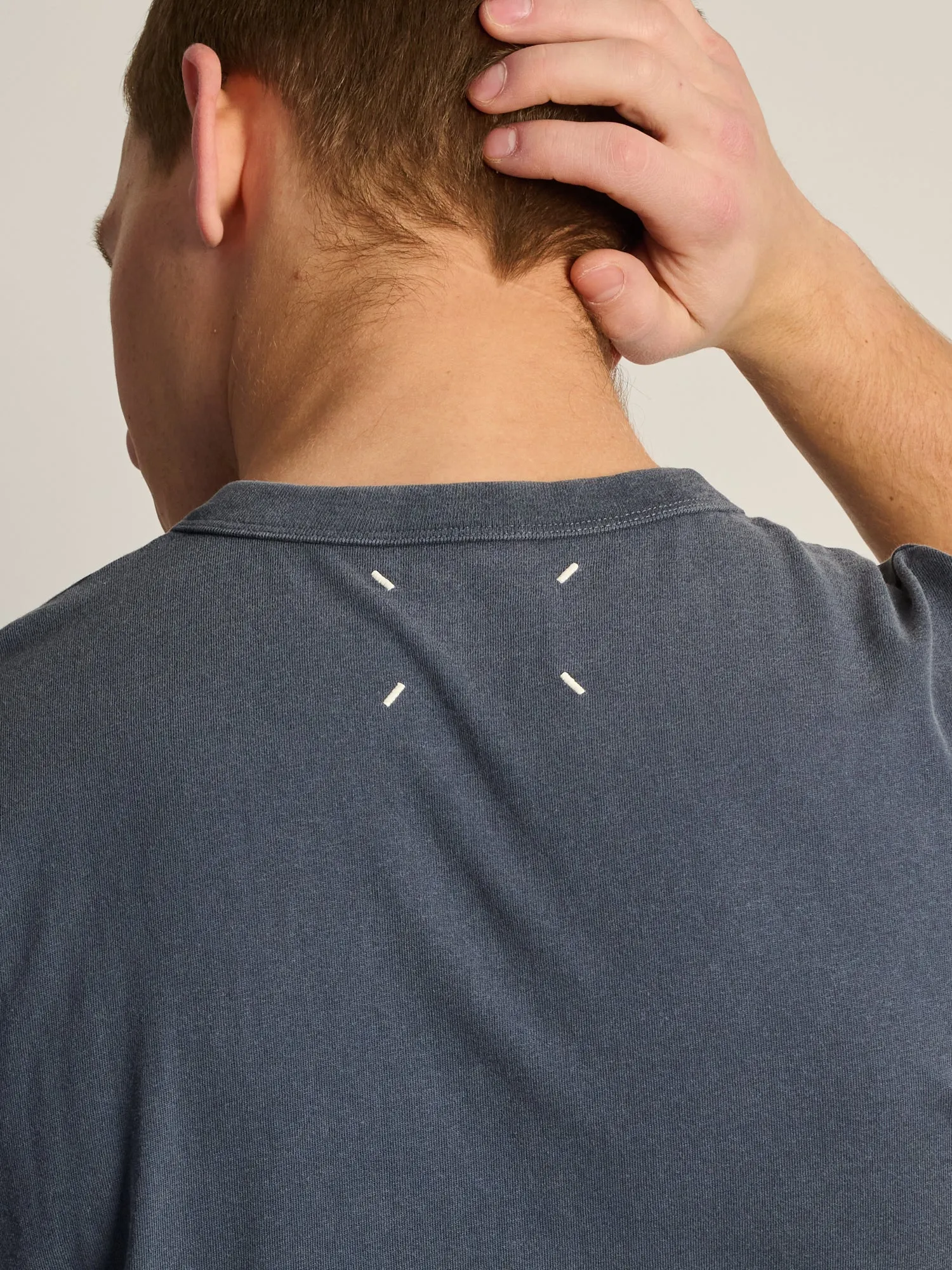 KOLBY LOOSE FIT FOOTBALL TEE - CHARCOAL NAVY sold by Boathouse product image thumbnail 5