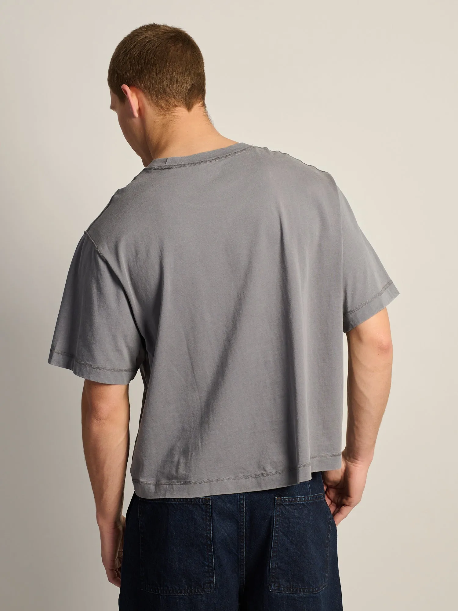 KOLBY SHORT CUT VINTAGE TEE - CHARCOAL sold by Boathouse product image thumbnail 4