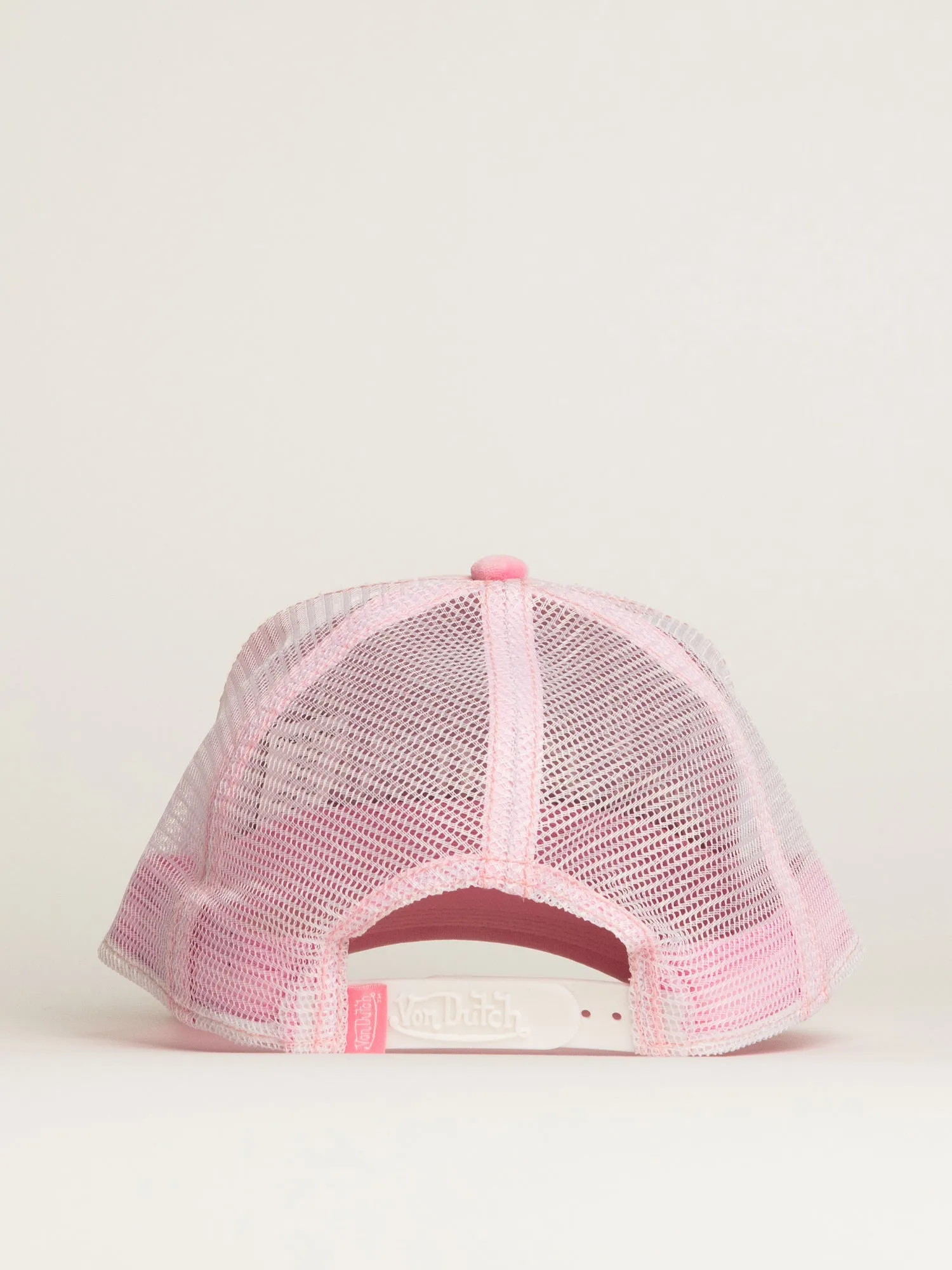VON DUTCH VELVET TRUCKER HAT - PINK sold by Boathouse product image thumbnail 4