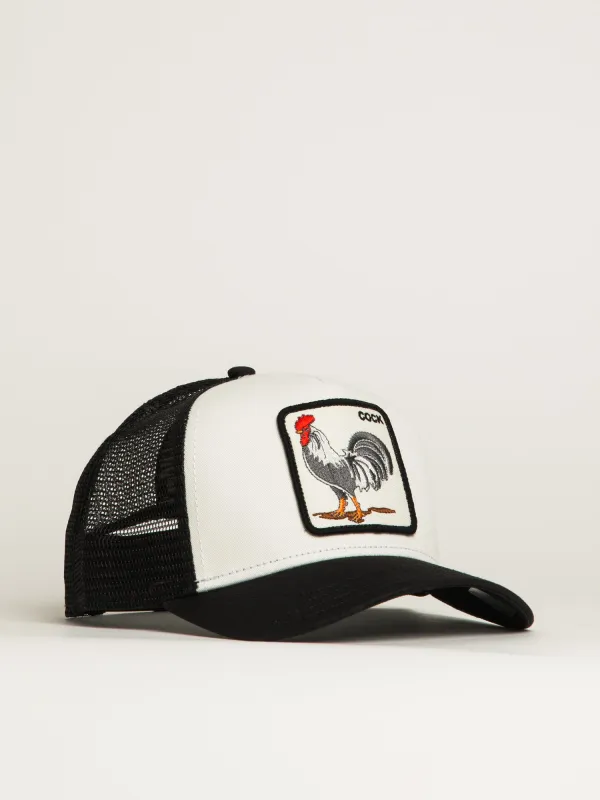GOORIN BROS COCK TRUCKER HAT - WHITE made by Goorin Bros