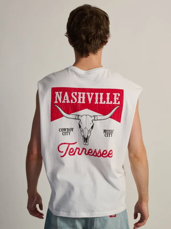OLD WEST NASHVILLE MUSCLE TANK made by Boathouse