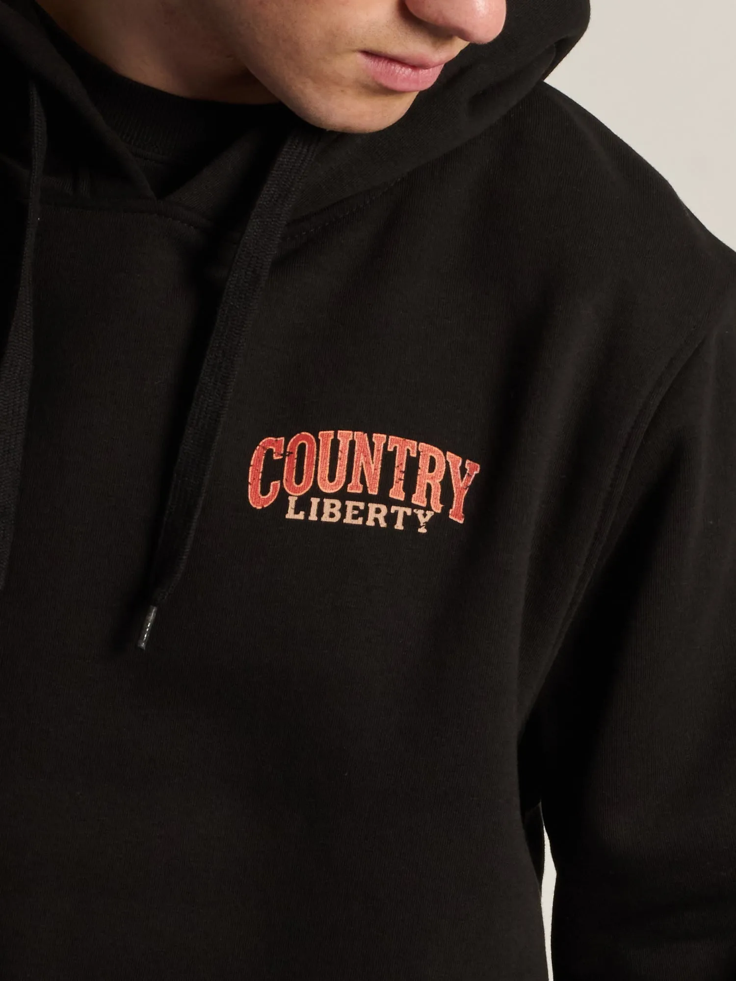 COUNTRY LIBERTY LOCALS ONLY PULLOVER HOODIE sold by Boathouse product image thumbnail 4