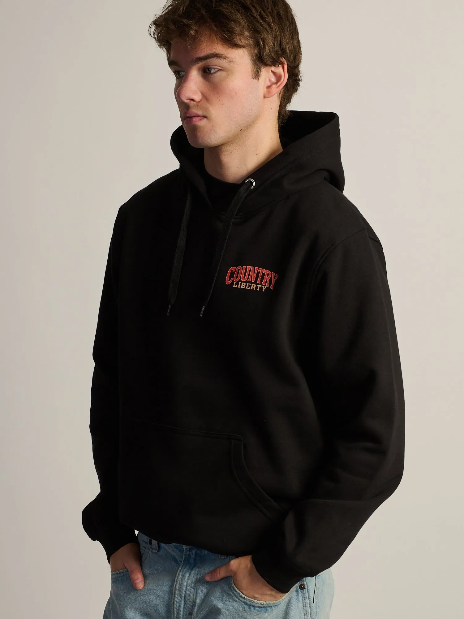 COUNTRY LIBERTY LOCALS ONLY PULLOVER HOODIE sold by Boathouse product image thumbnail 5