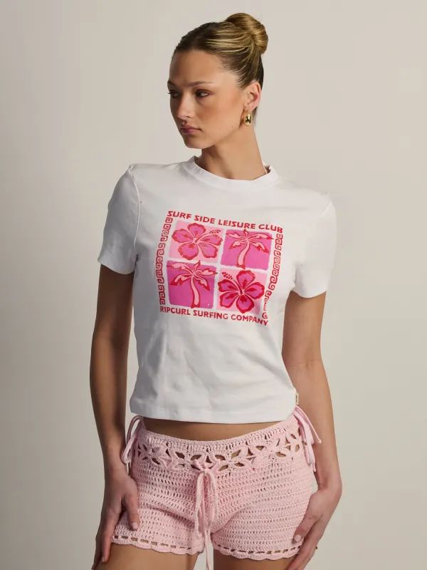 RIP CURL SURF SIDE FITTED T-SHIRT made by Ripcurl