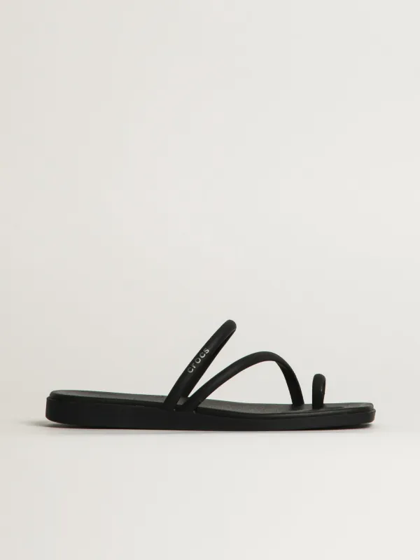 WOMENS CROCS MIAMI TOE LOOP SANDAL - BLACK made by Crocs