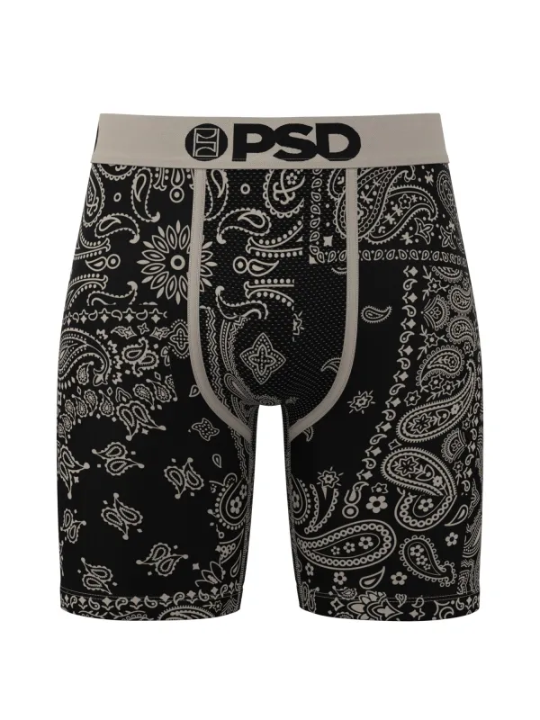 PSD UNDERWEAR KHAKI PAISLEY BOXER made by Boathouse