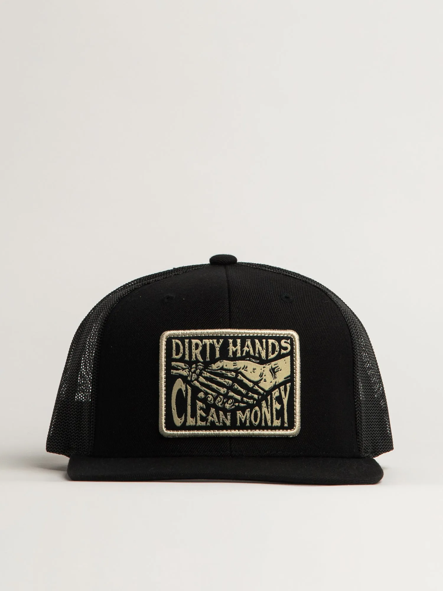 TROLL CO. HAGGLER BOX PATCH FLAT BRIM TRUCKER sold by Boathouse product image thumbnail 2