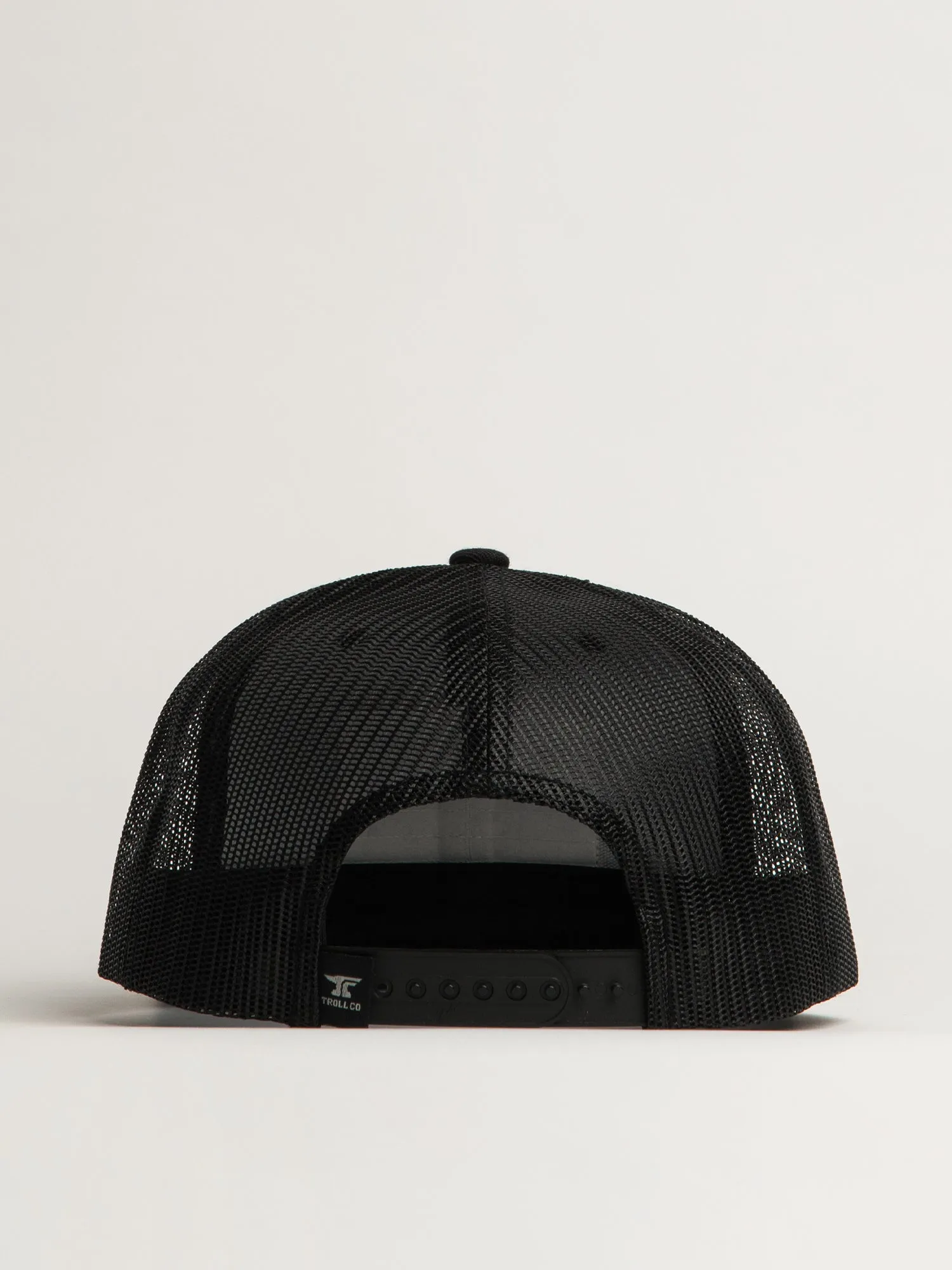TROLL CO. HAGGLER BOX PATCH FLAT BRIM TRUCKER sold by Boathouse product image thumbnail 3