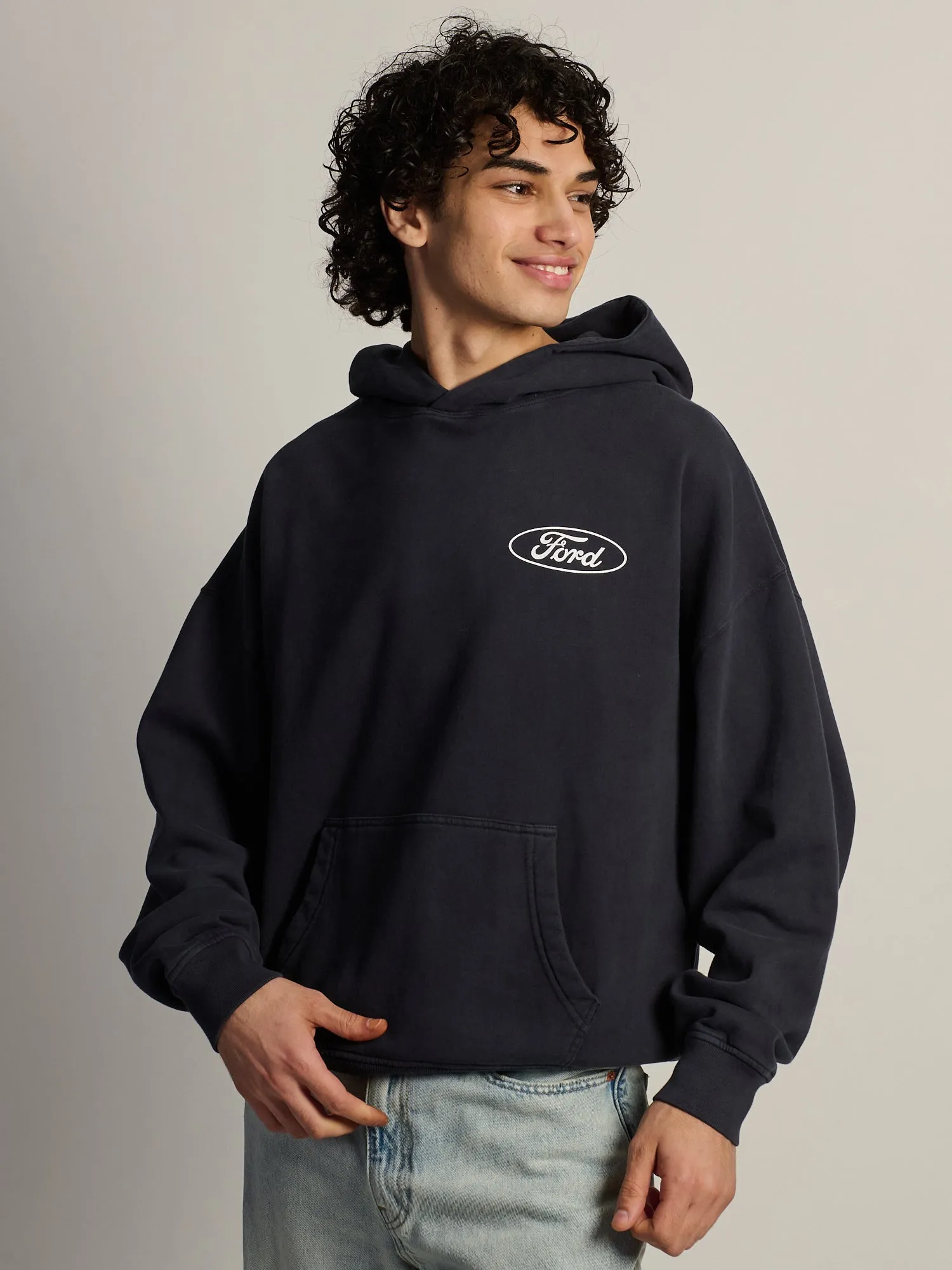 FORD MUSTANG RELAXED HOODIE sold by Boathouse product image thumbnail 3