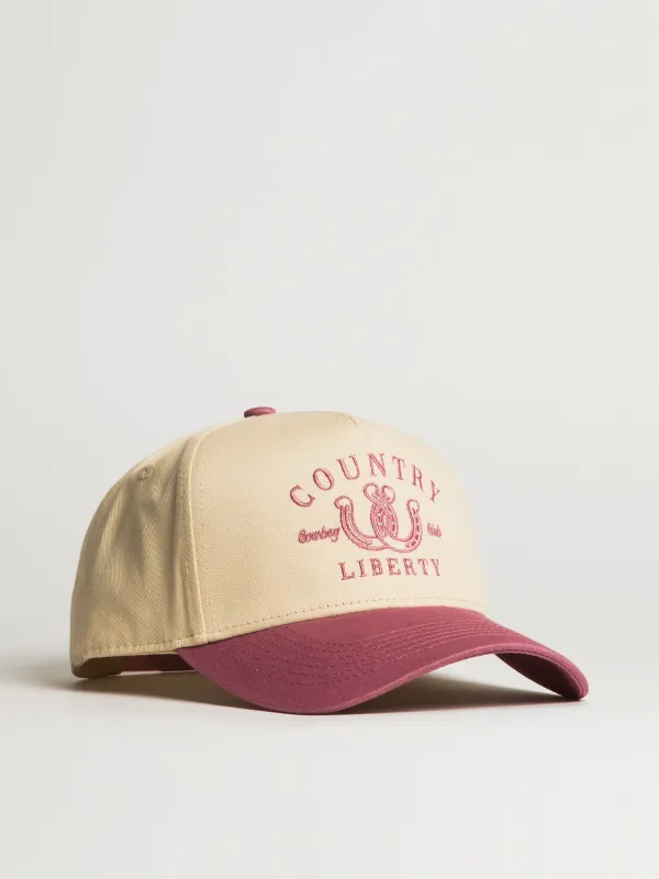 COUNTRY LIBERTY LUCKY YOU HAT - ROSE made by Boathouse