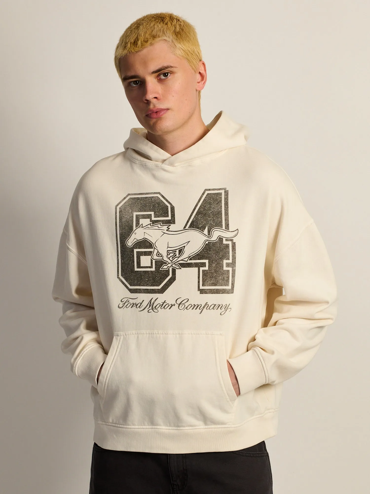FORD MUSTANG 64 RELAXED FIT HOODIE sold by Boathouse