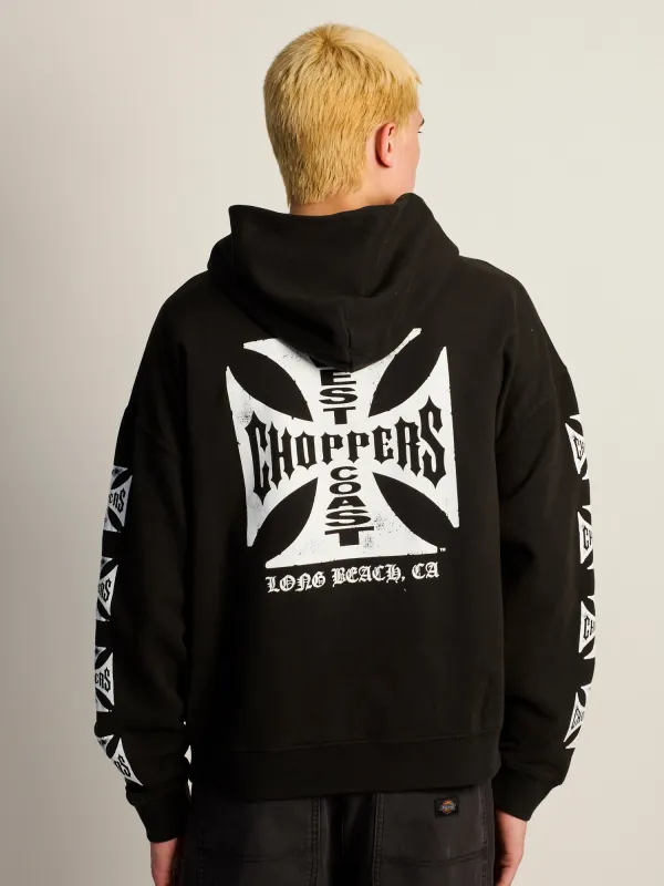 WEST COAST CHOPPERS CROSS RELAXED PULLOVER HOODIE made by West Coast Choppers