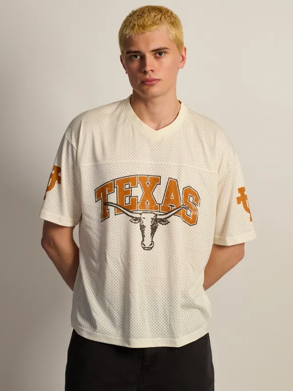 MESH TEXAS LONGHORNS FOOTBALL TEE made by Varsity