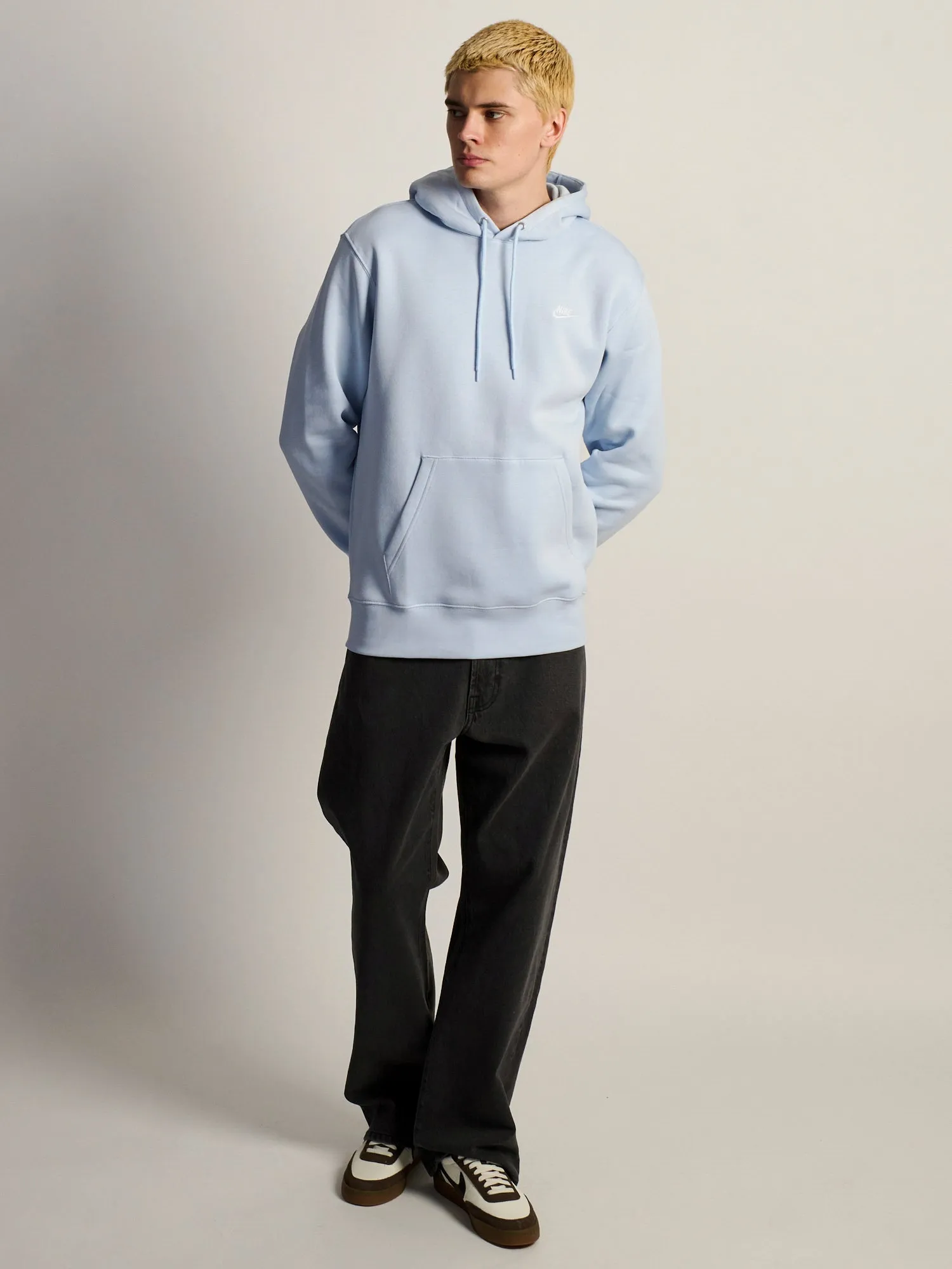 NIKE SPORTSWEAR CLUB PULL OVER HODDIE - BLUE sold by Boathouse product image thumbnail 2
