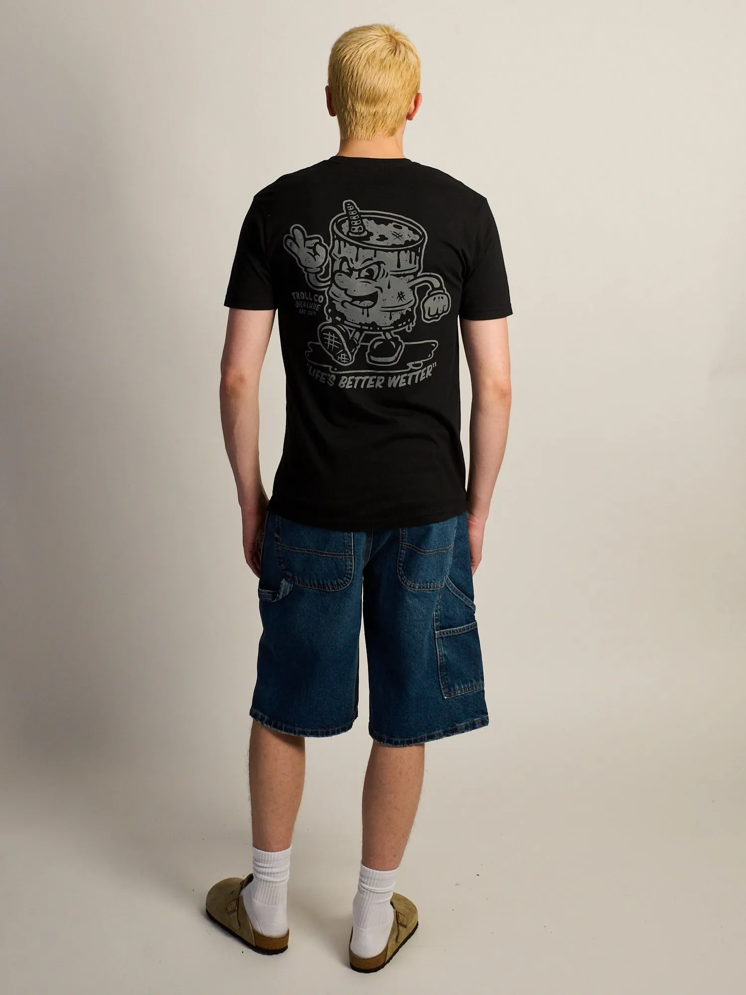 TROLL CO. LUBE DUDE T-SHIRT - BLACK sold by Boathouse product image thumbnail 2