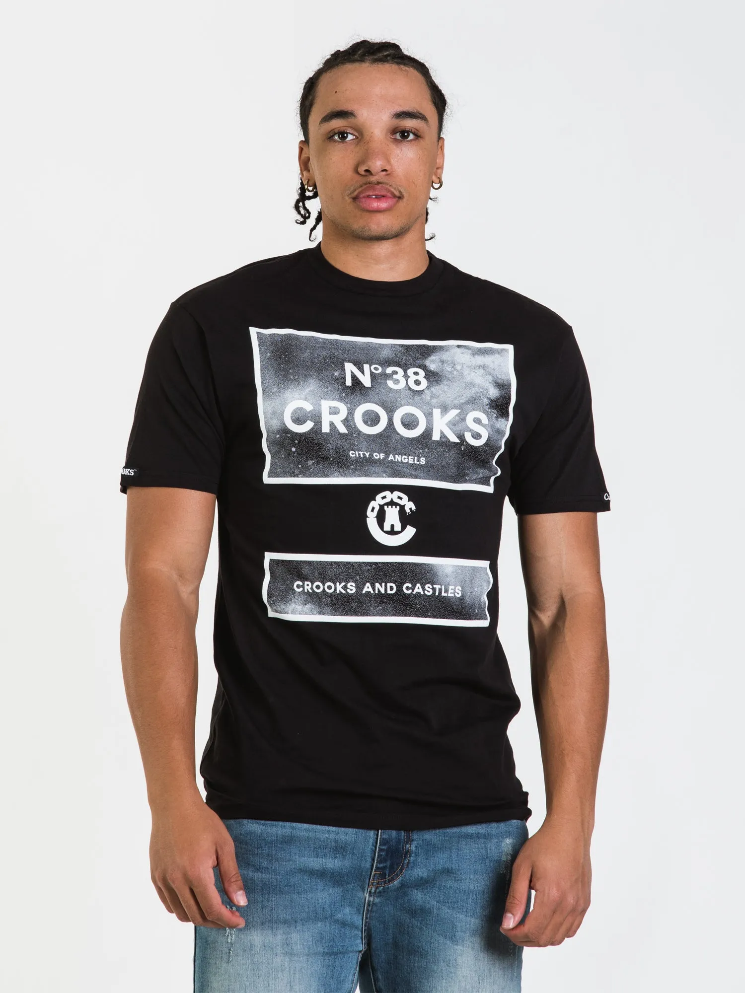 CROOKS & CASTLES KLEPTO DUST T-SHIRT - CLEARANCE sold by Boathouse