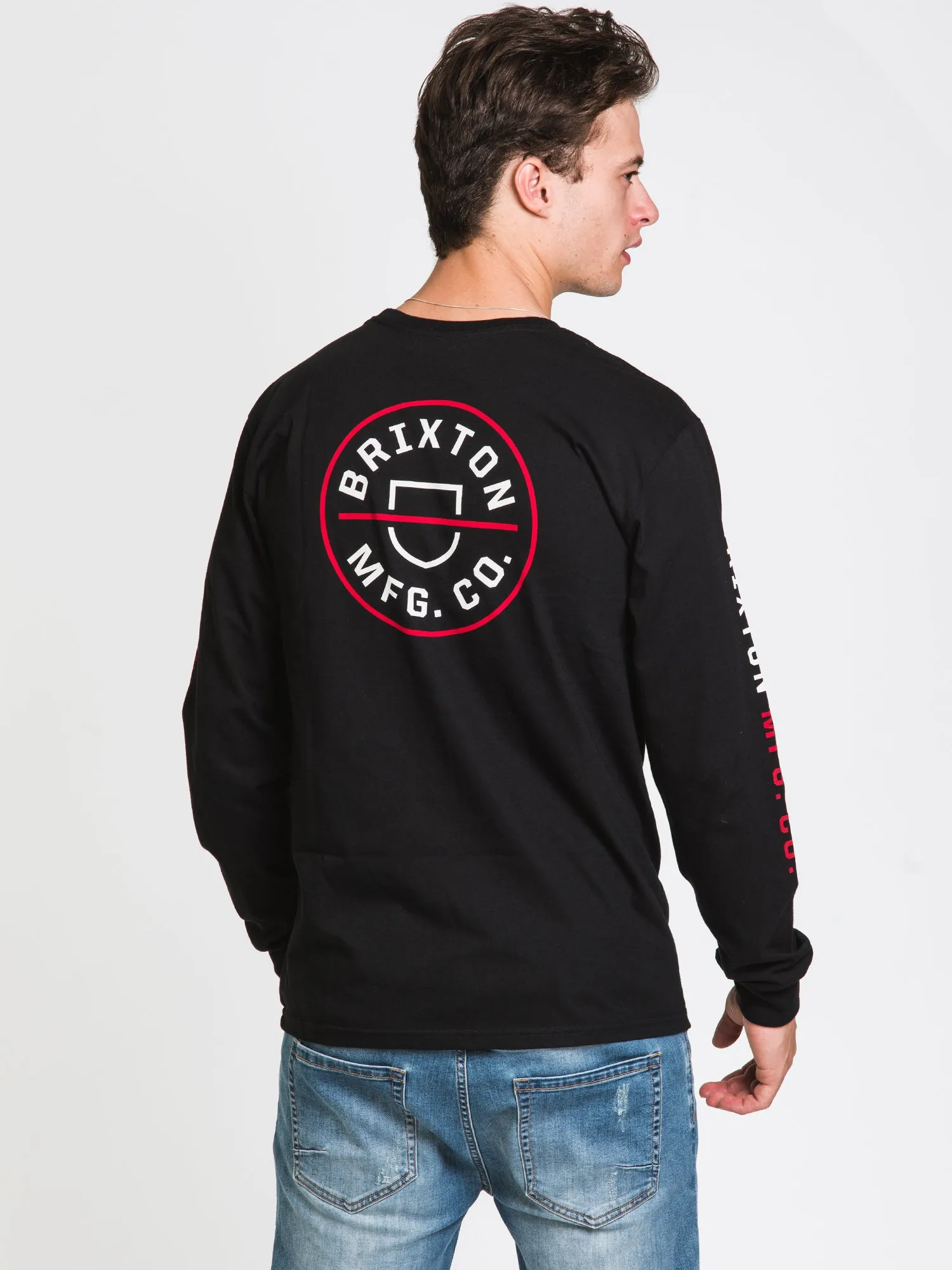 BRIXTON CREST LONG SLEEVE TEE - CLEARANCE sold by Boathouse product image thumbnail 2