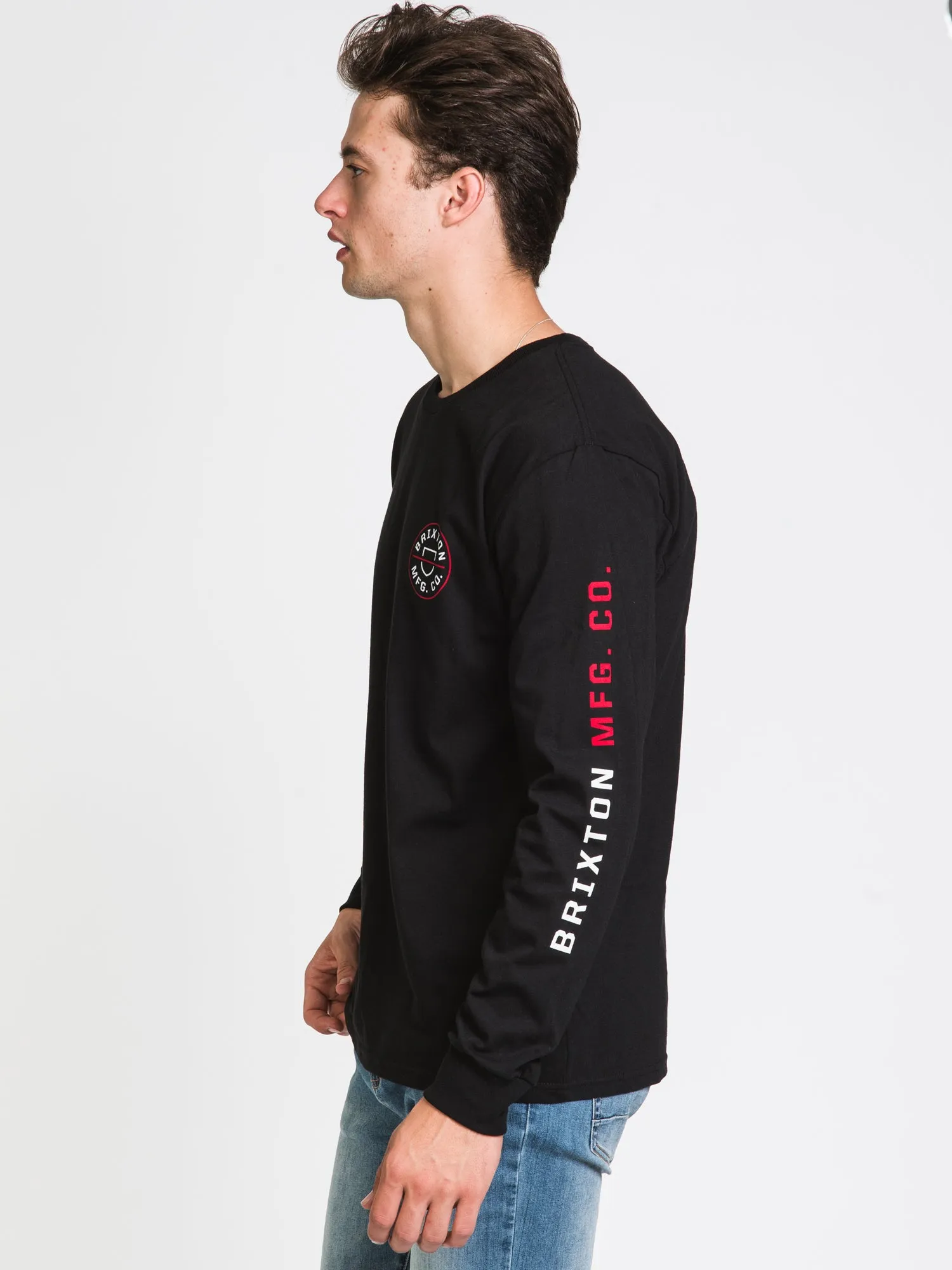 BRIXTON CREST LONG SLEEVE TEE - CLEARANCE sold by Boathouse product image thumbnail 4