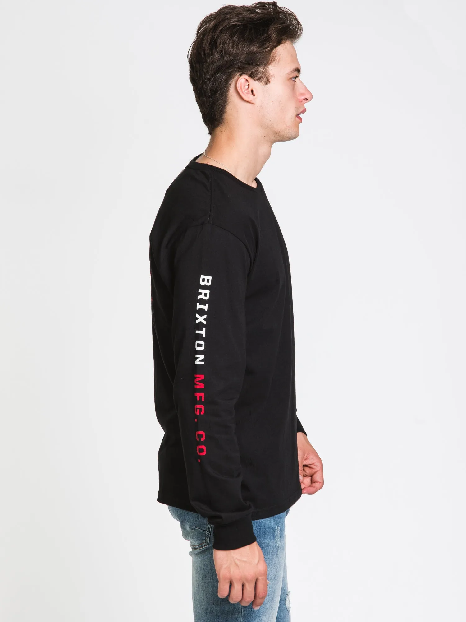 BRIXTON CREST LONG SLEEVE TEE - CLEARANCE sold by Boathouse product image thumbnail 3