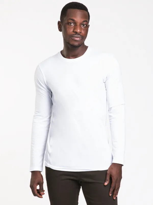 LONG SLEEVE CREWNECK TEE - CLEARANCE made by Boathouse