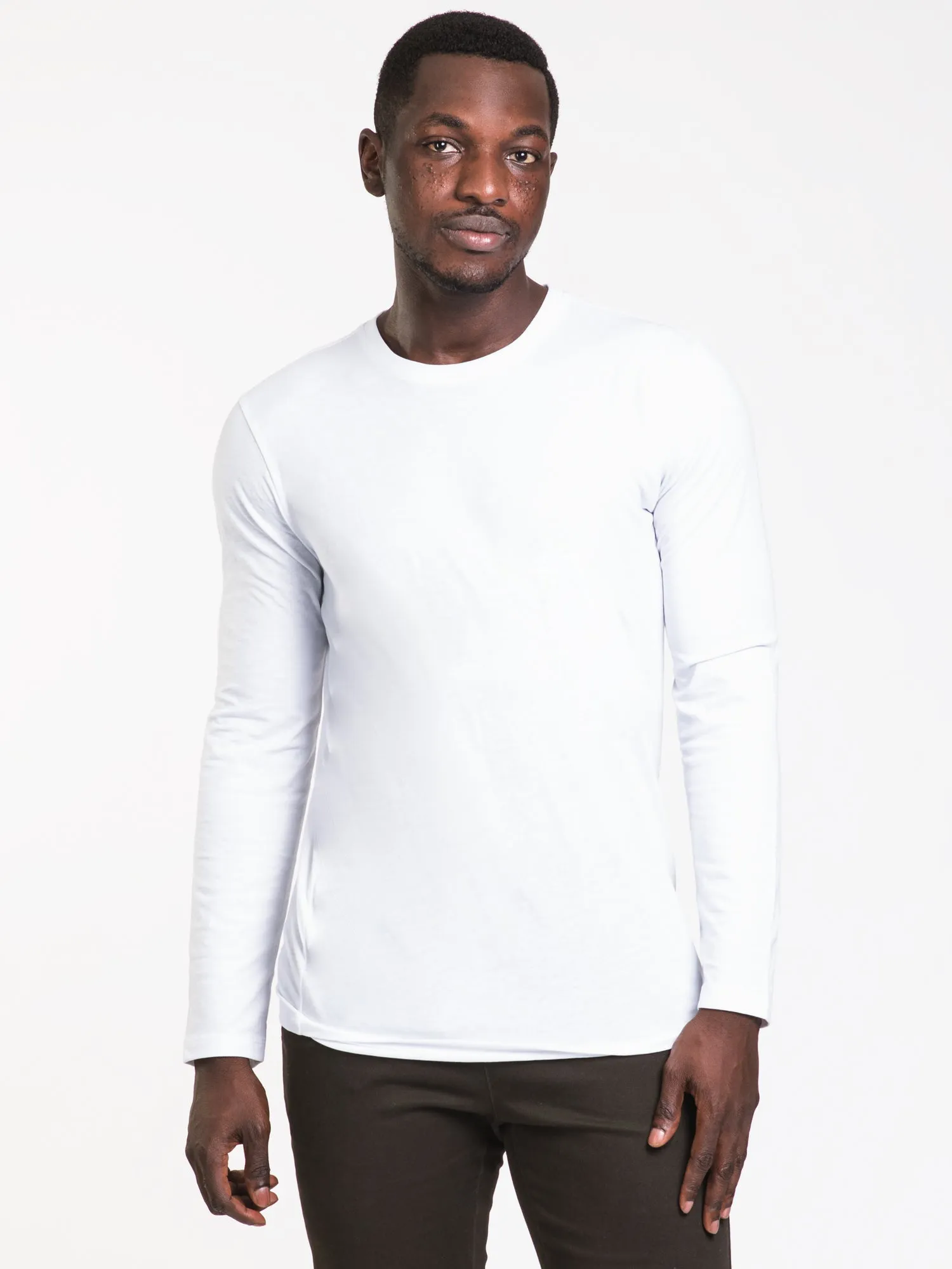 LONG SLEEVE CREWNECK TEE - CLEARANCE sold by Boathouse