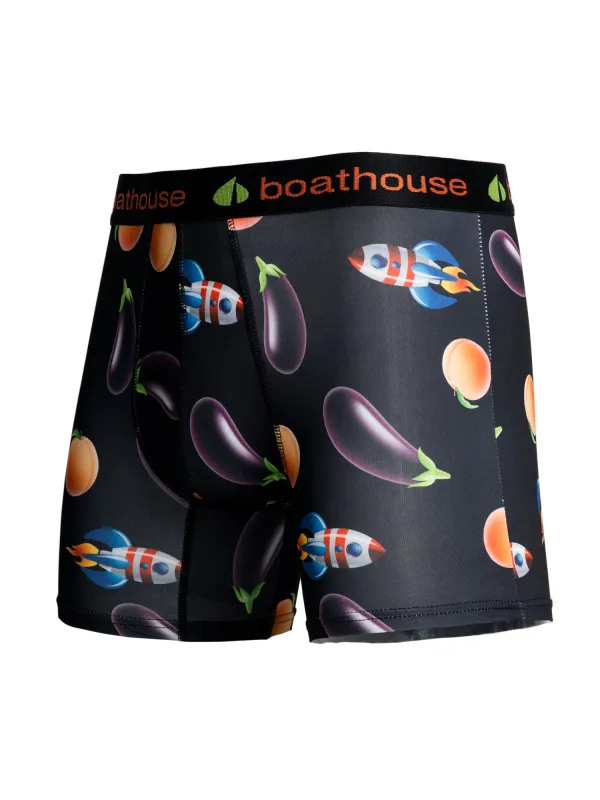 BOATHOUSE NOVELTY BOXER BRIEF - EGGPLANT PEACH - CLEARANCE made by Boathouse