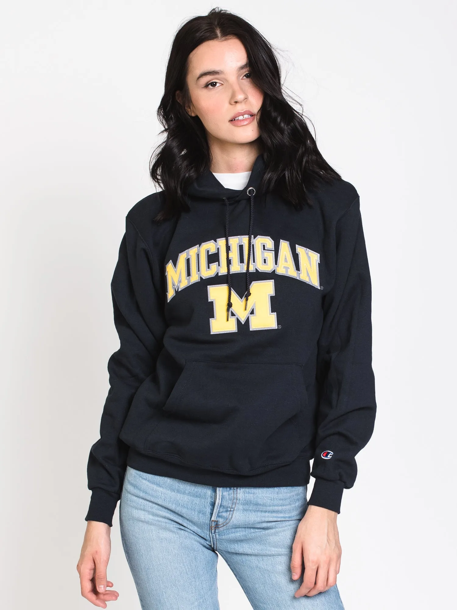 CHAMPION ECO POWERBLEND MICHIGAN UNIVERSITY HOODIE - CLEARANCE sold by Boathouse product image thumbnail 3