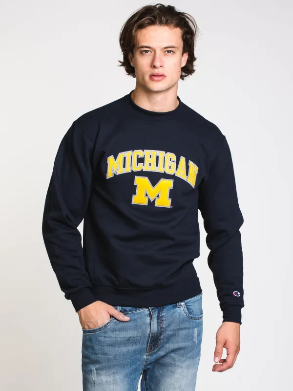 CHAMPION ECO POWERBLEND MICHIGAN UNIVERSITY CREWNECK SWEATER - CLEARANCE made by Champion