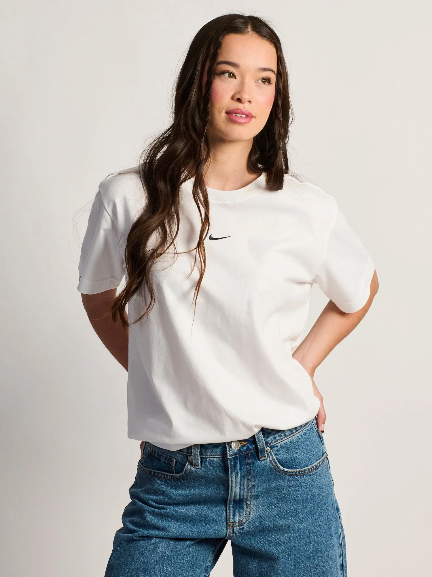 NIKE SPORTSWEAR CLASSIC T-SHIRT - WHITE/BLACK sold by Boathouse