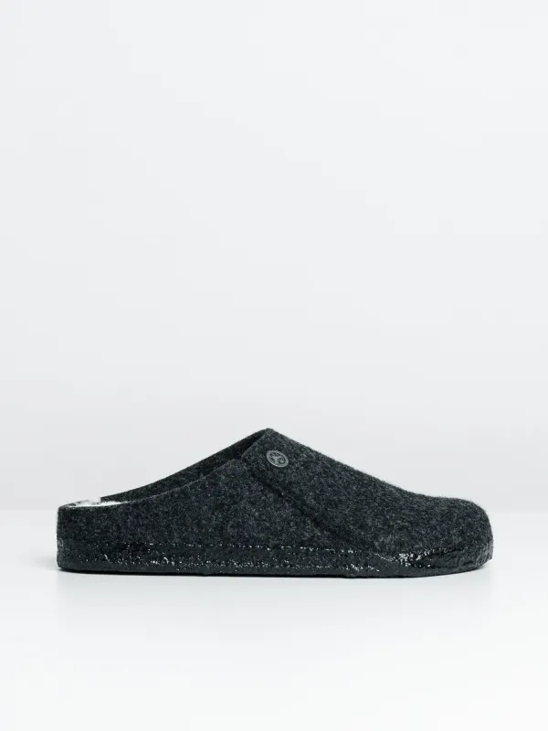 WOMENS BIRKENSTOCK ZERMATT SHEARLING SLIPPERS - ANTHRACITE - CLEARANCE made by Birkenstock