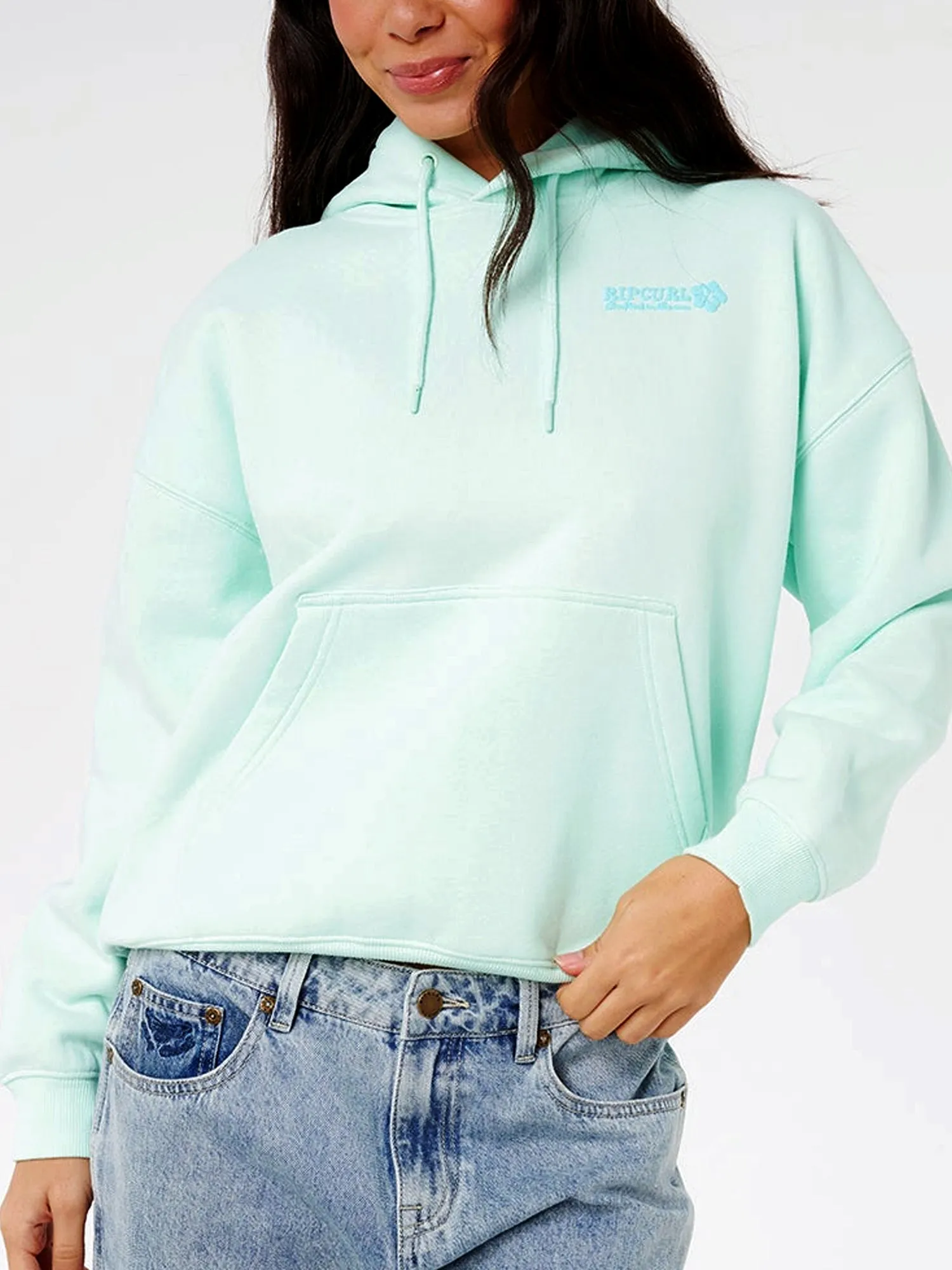 RIP CURL SURF PUFF HERITAGE HOODIE - LIGHT BLUE sold by Boathouse product image thumbnail 2