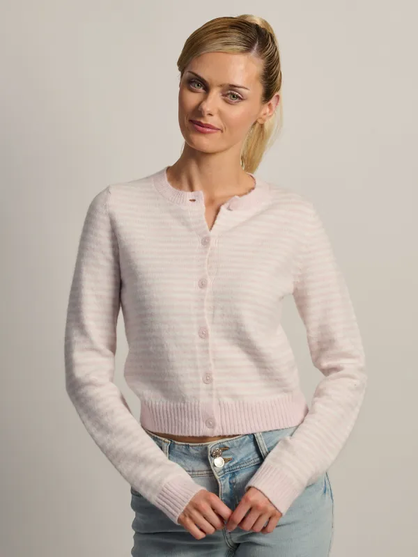 HARLOW COLLINS CARDIGAN - STRIPE made by Harlow