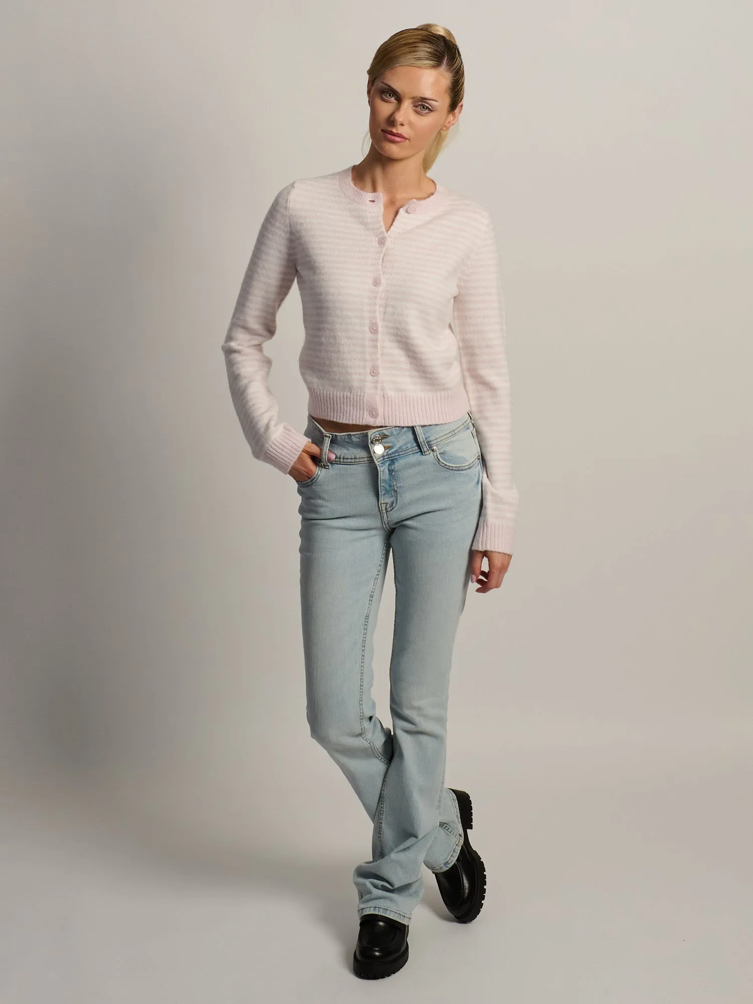 HARLOW COLLINS CARDIGAN - STRIPE sold by Boathouse product image thumbnail 2