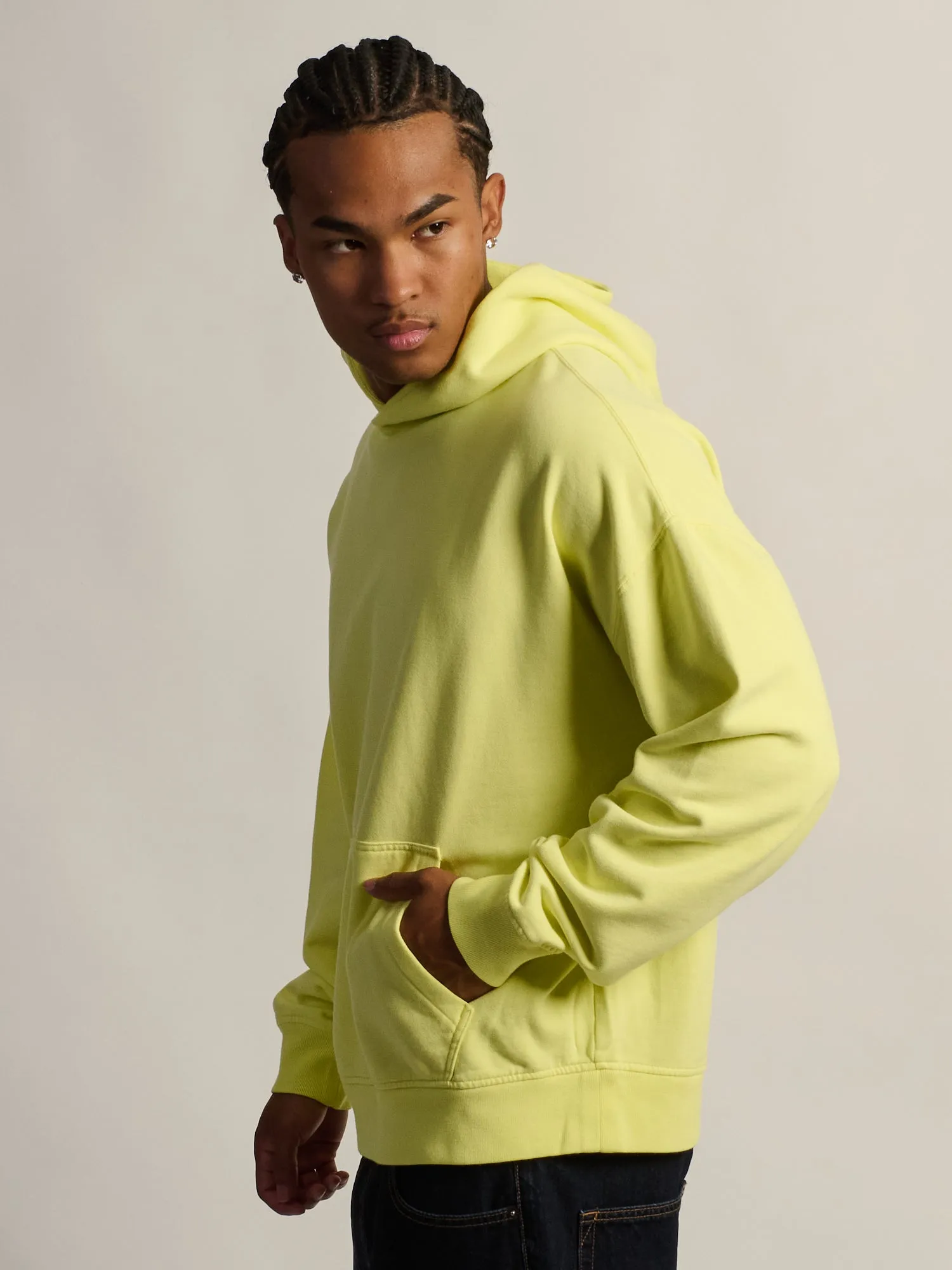KOLBY RELAXED FIT HOODIE - YELLOW sold by Boathouse product image thumbnail 3