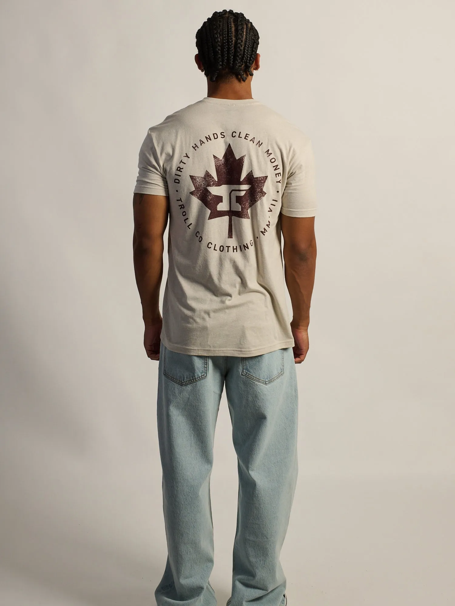 TROLL CO. DHCM ANVIL LEAF TEE - SAND sold by Boathouse product image thumbnail 2
