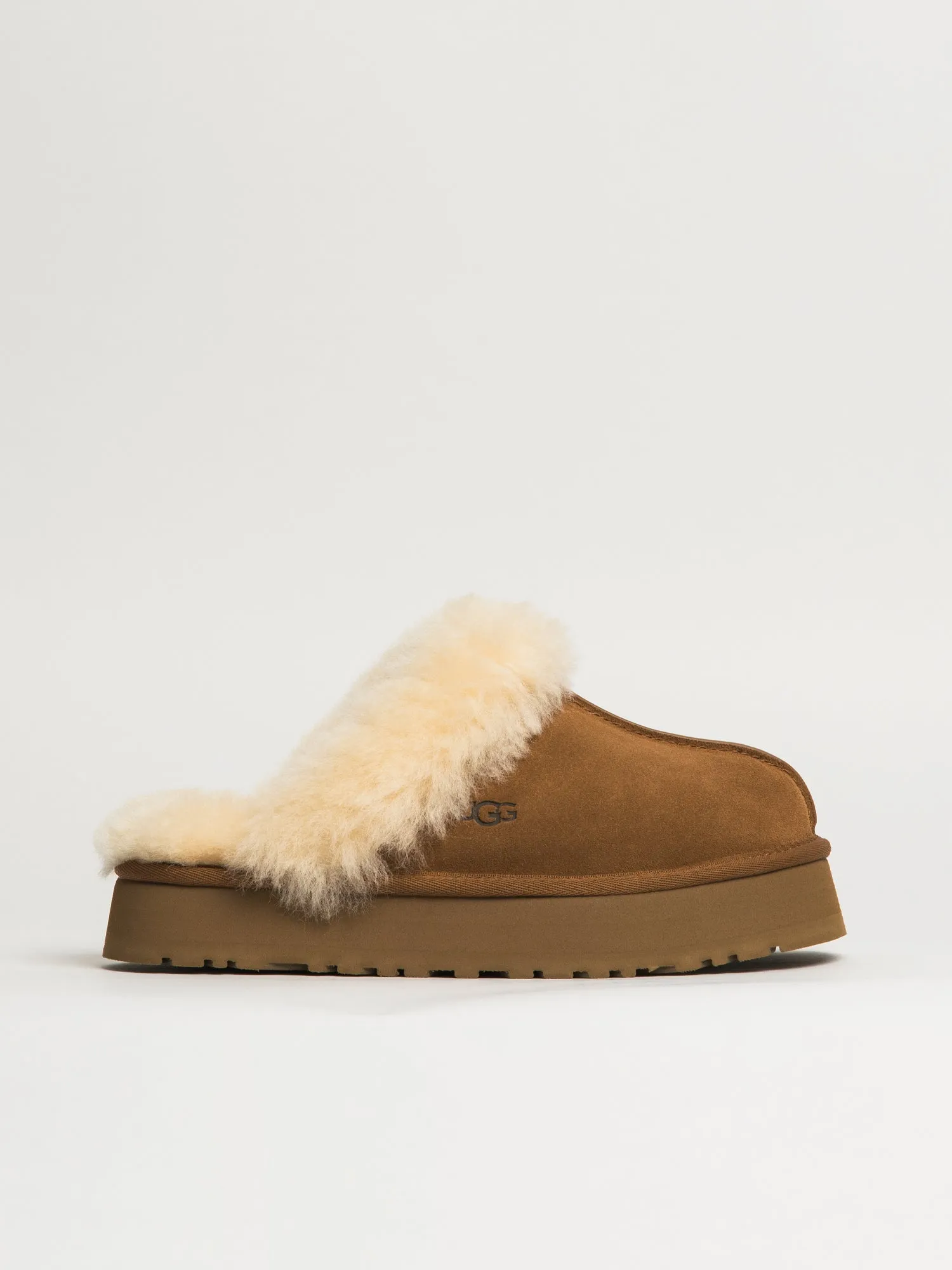 WOMENS UGG DISQUETTE SLIPPER - CHESTNUT sold by Boathouse